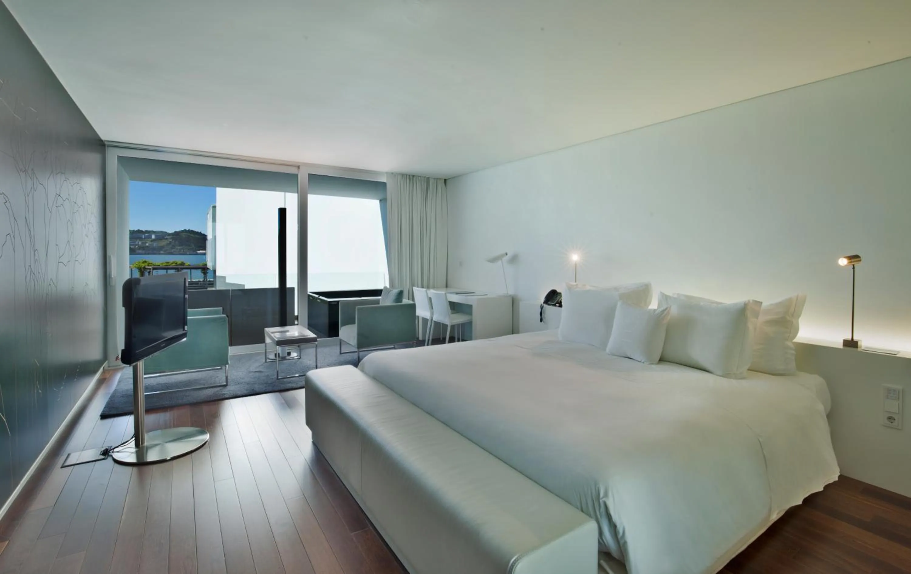Bed in Altis Belem Hotel & Spa, a Member of Design Hotels