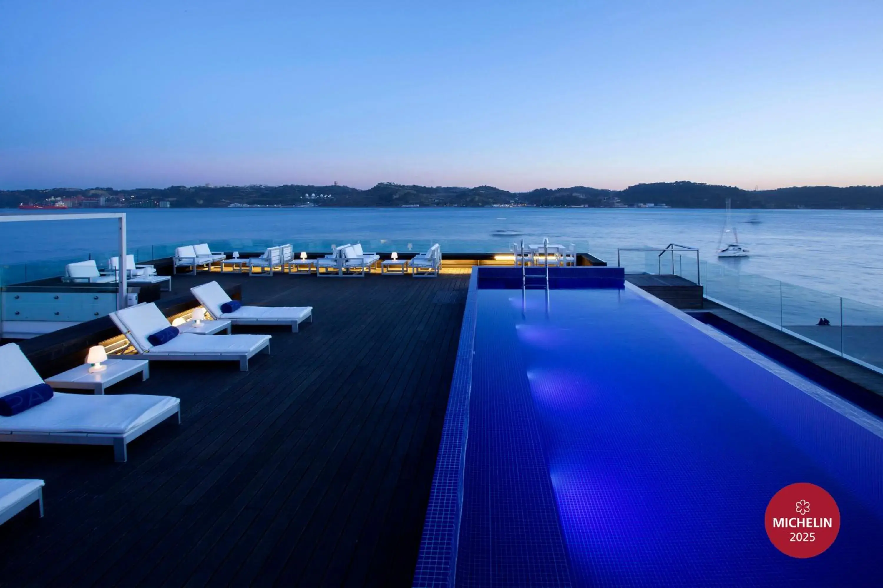 River view in Altis Belem Hotel & Spa, a Member of Design Hotels River view in Altis Belem Hotel & Spa, a Member of Design Hotels