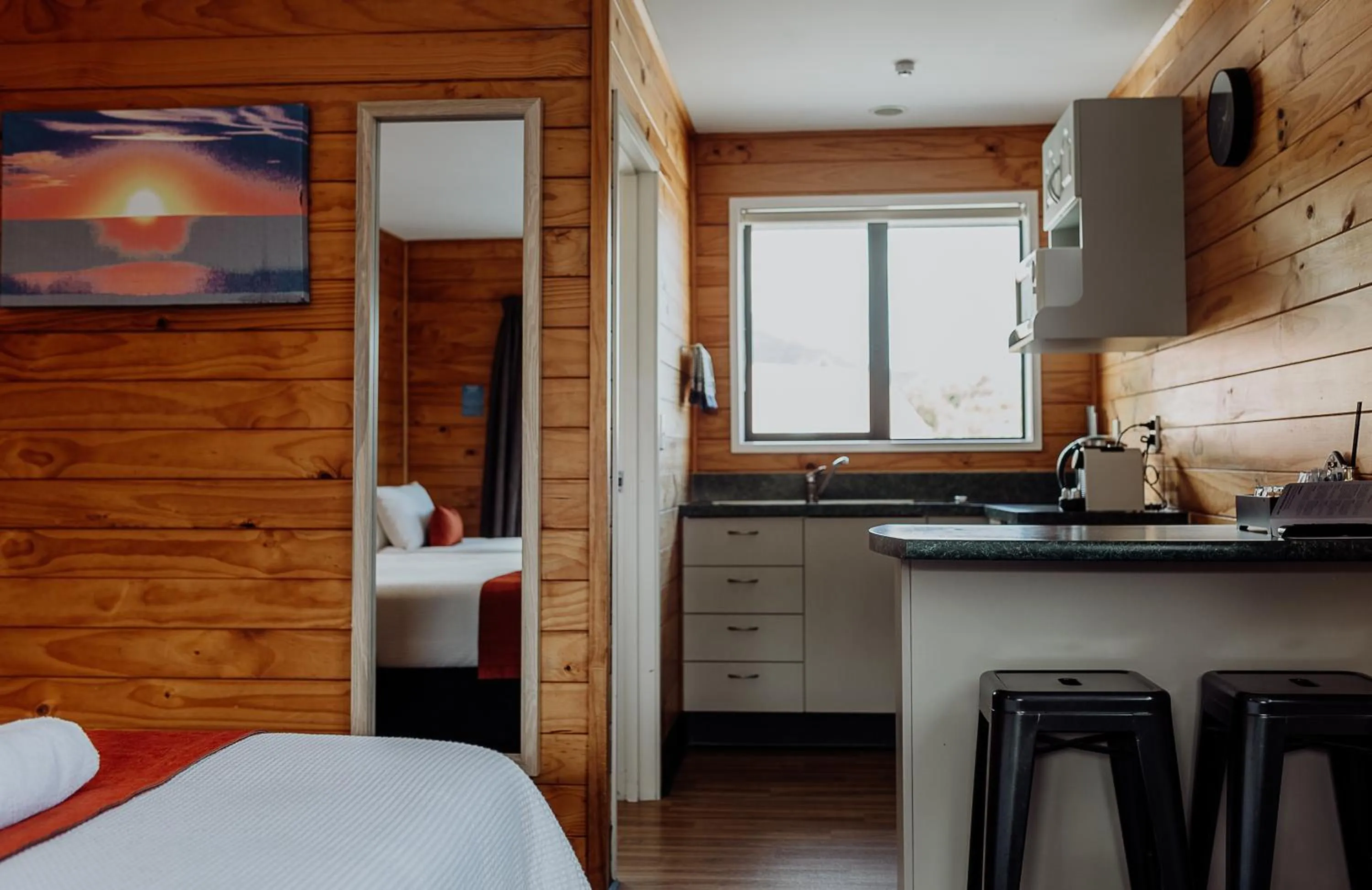 Bed in Rainforest Retreat