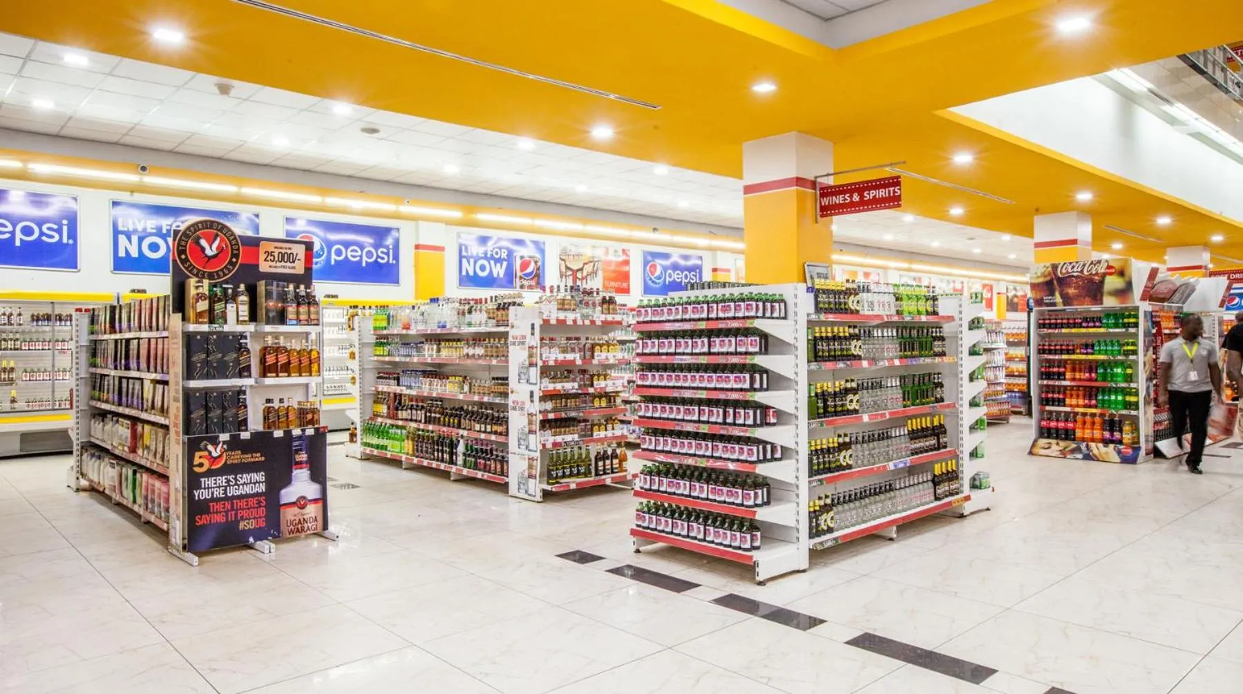 Supermarket/grocery shop in Freedom City Hotel Najjanankumbi Kamapala