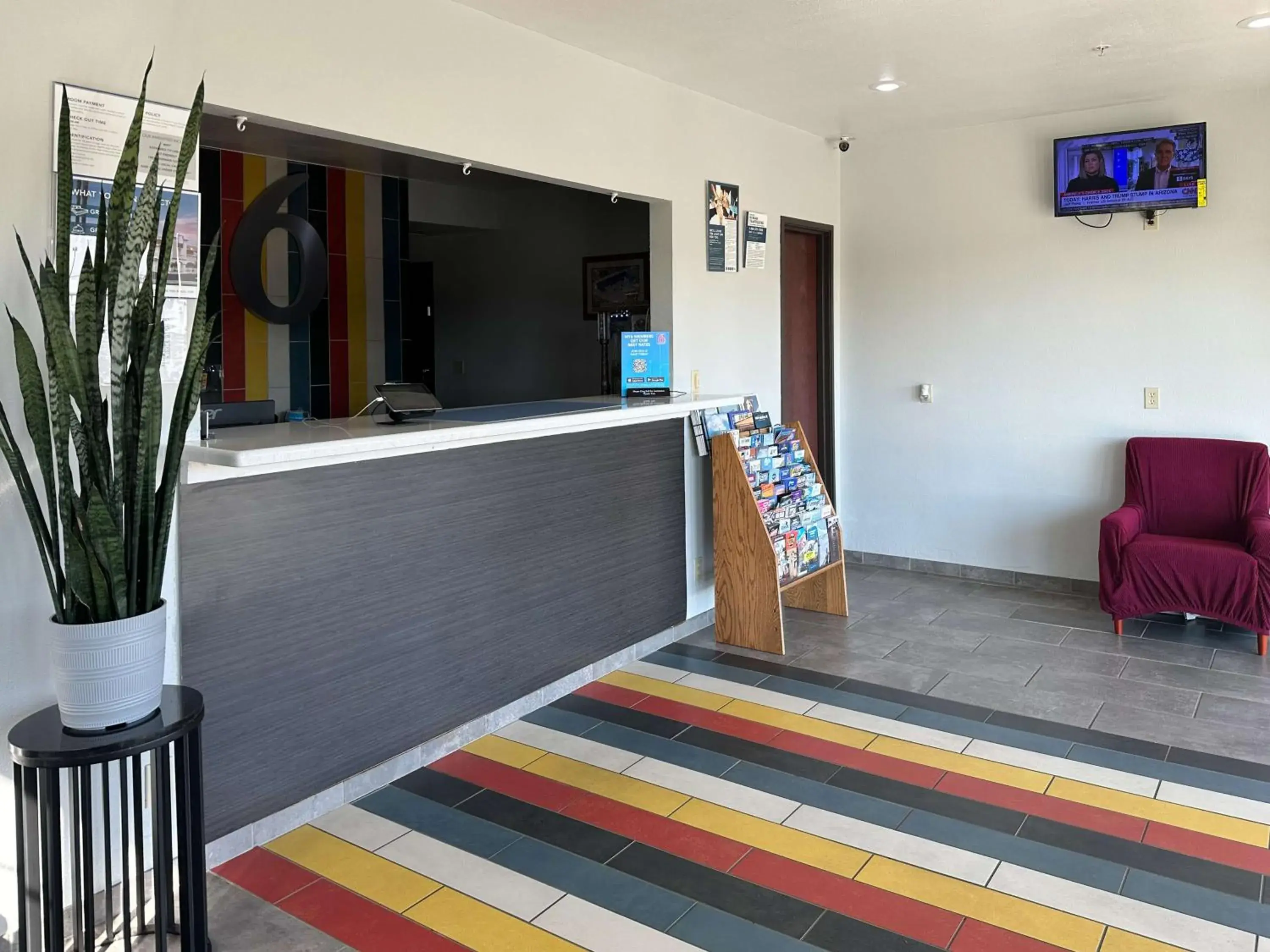 Lobby or reception in Motel 6-Atoka, OK Lobby or reception in Motel 6-Atoka, OK