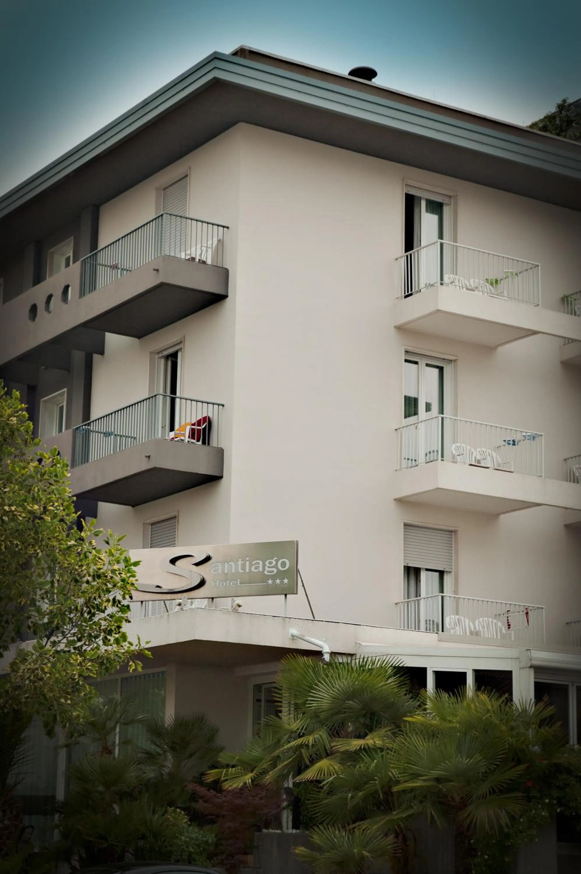 Facade/entrance in Hotel Santiago