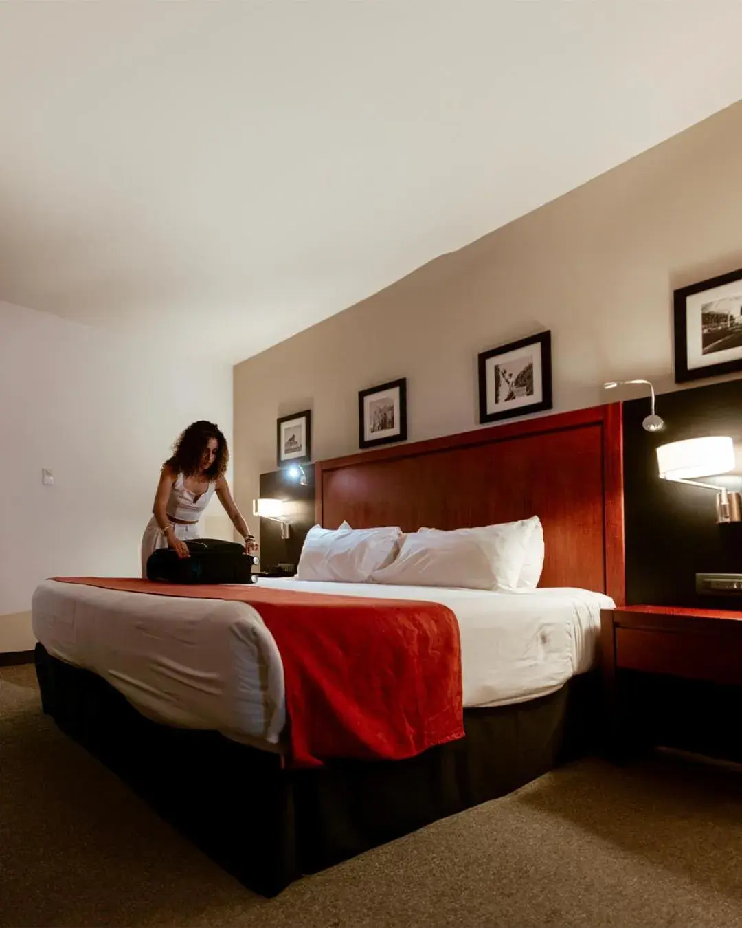 Bed in Radisson Poliforum Plaza Hotel Leon Bed in Radisson Poliforum Plaza Hotel Leon