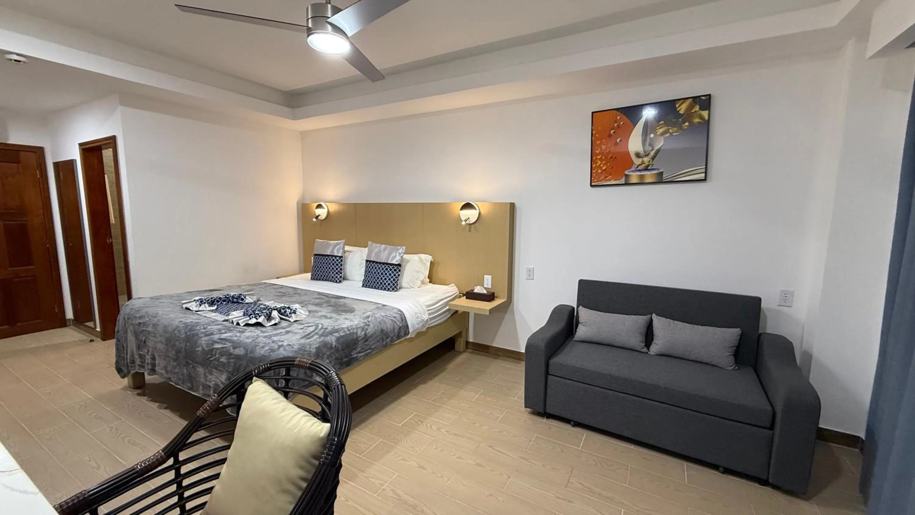 Bed in Captain Morgan's Retreat