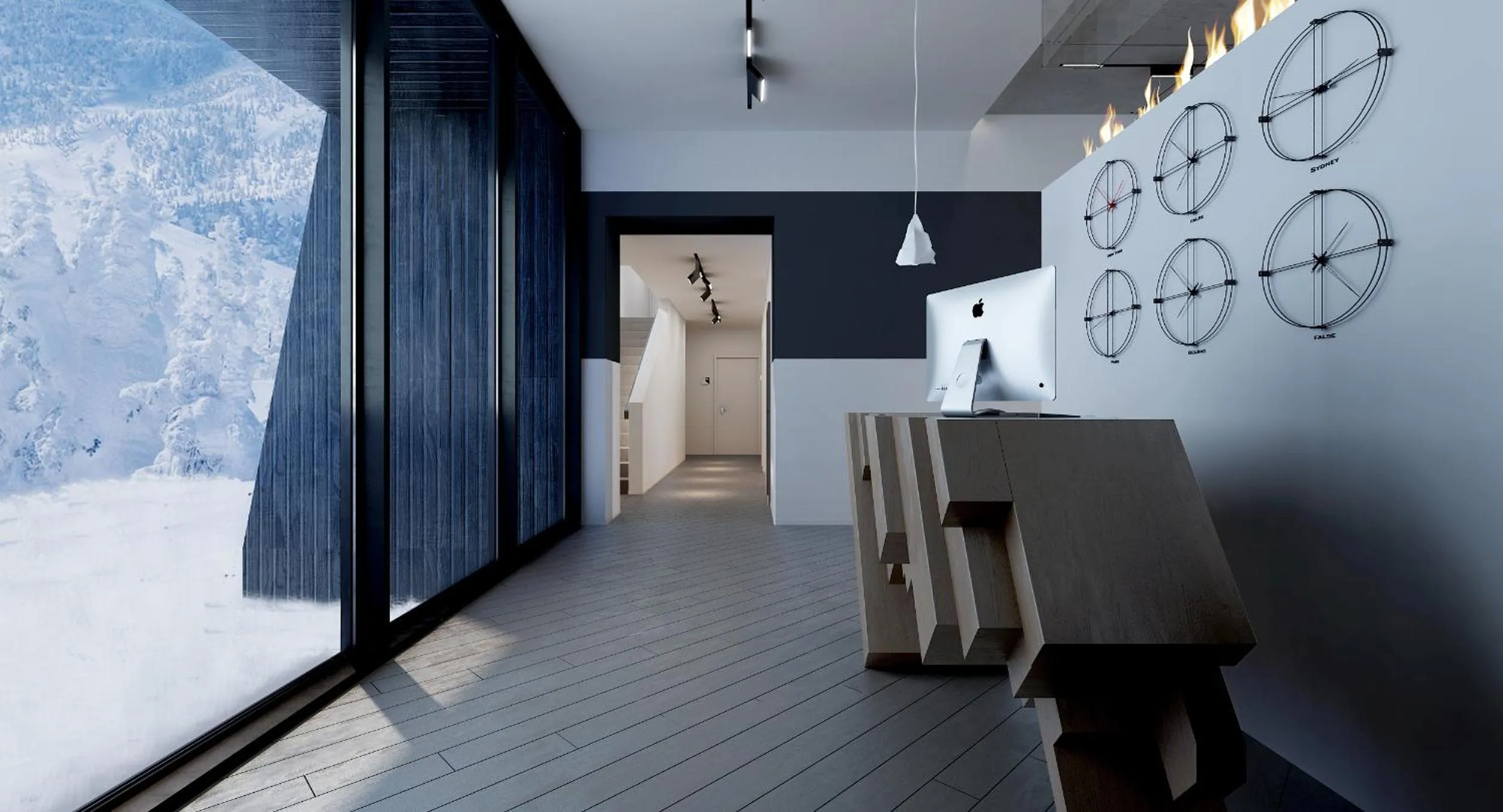 Lobby or reception in Aurora Villa