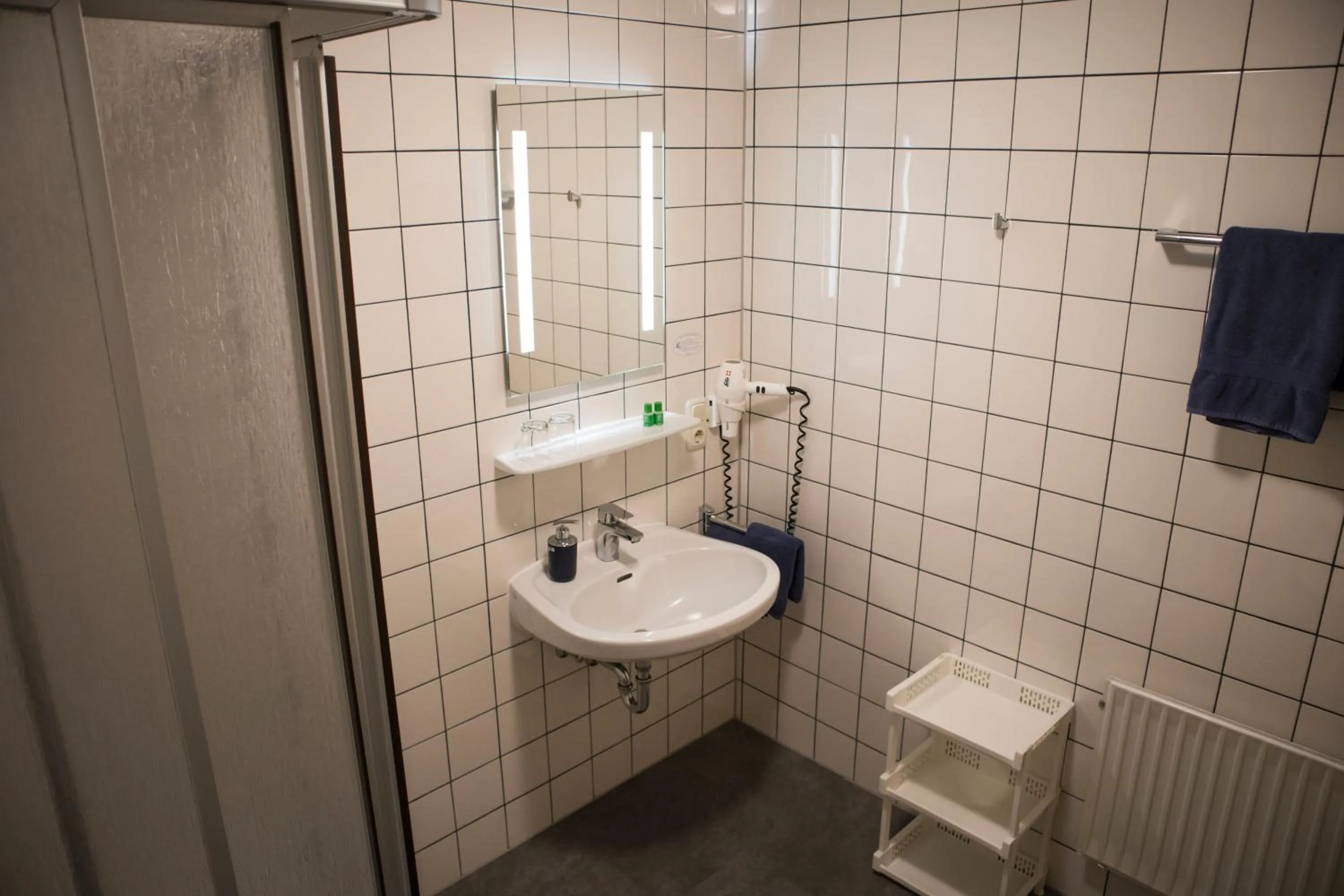 Shower in Hotel Am Friesenstrand