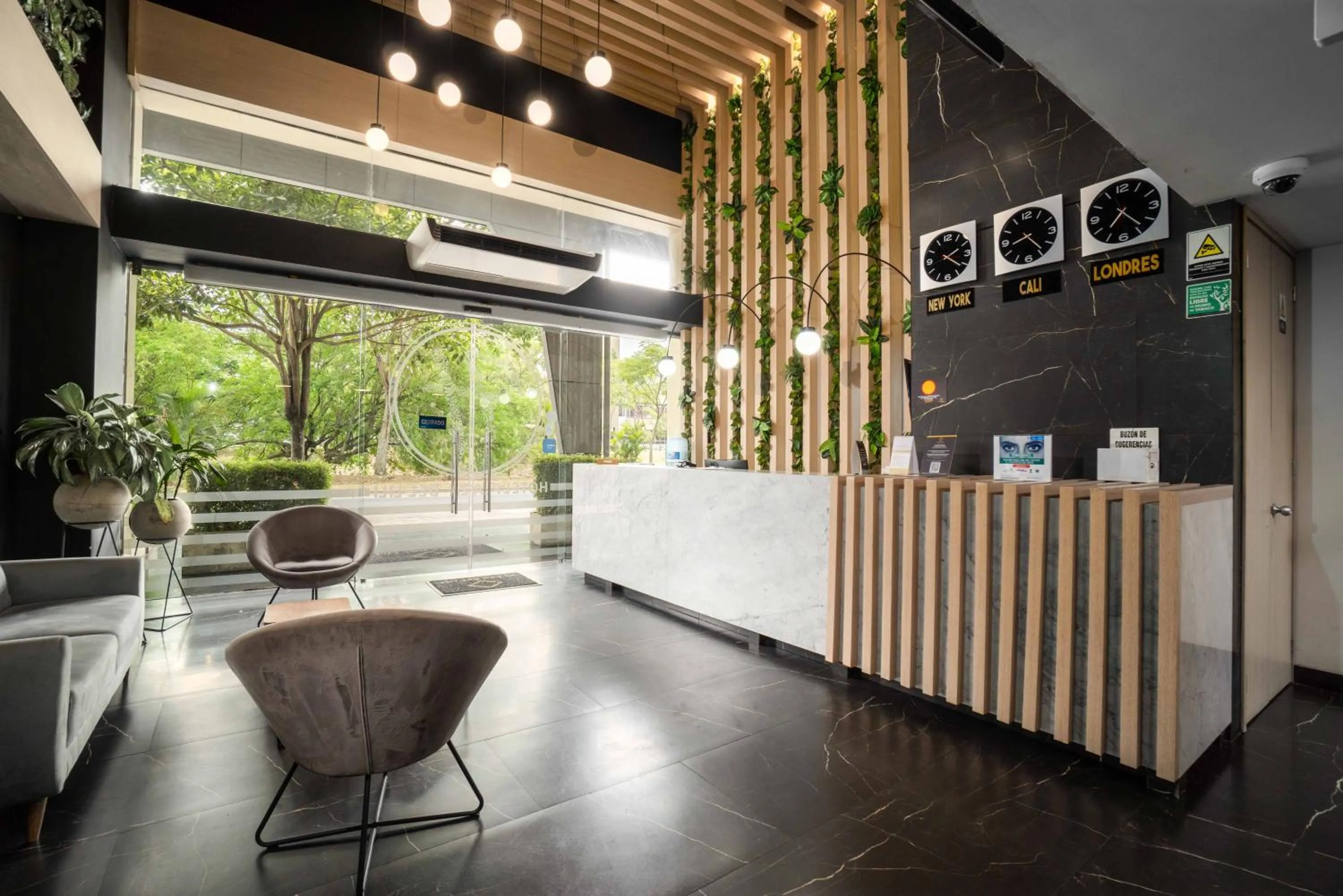 Lobby or reception in Hotel Plaza del Lili