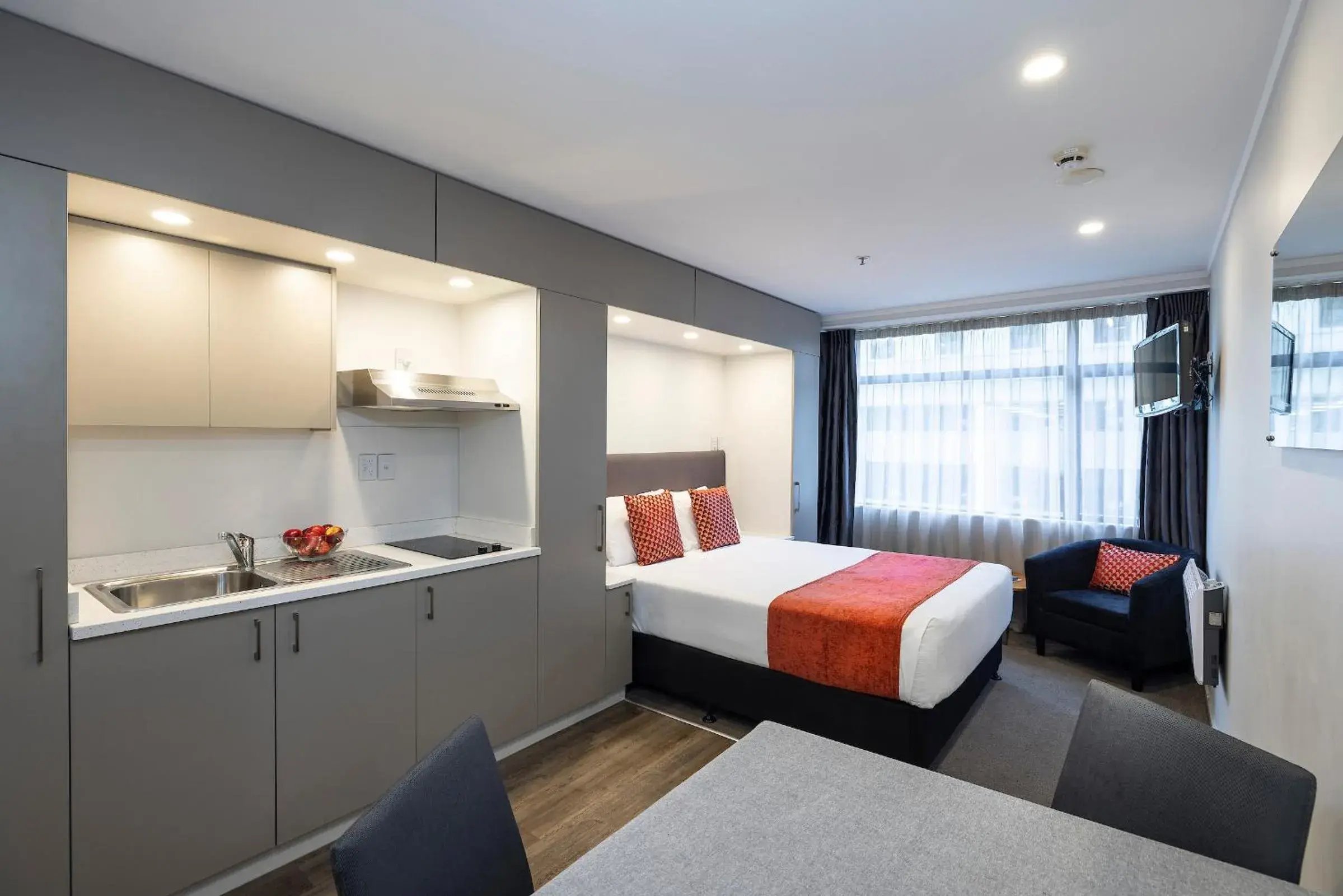 Bed in Quest on Johnston Serviced Apartments Bed in Quest on Johnston Serviced Apartments