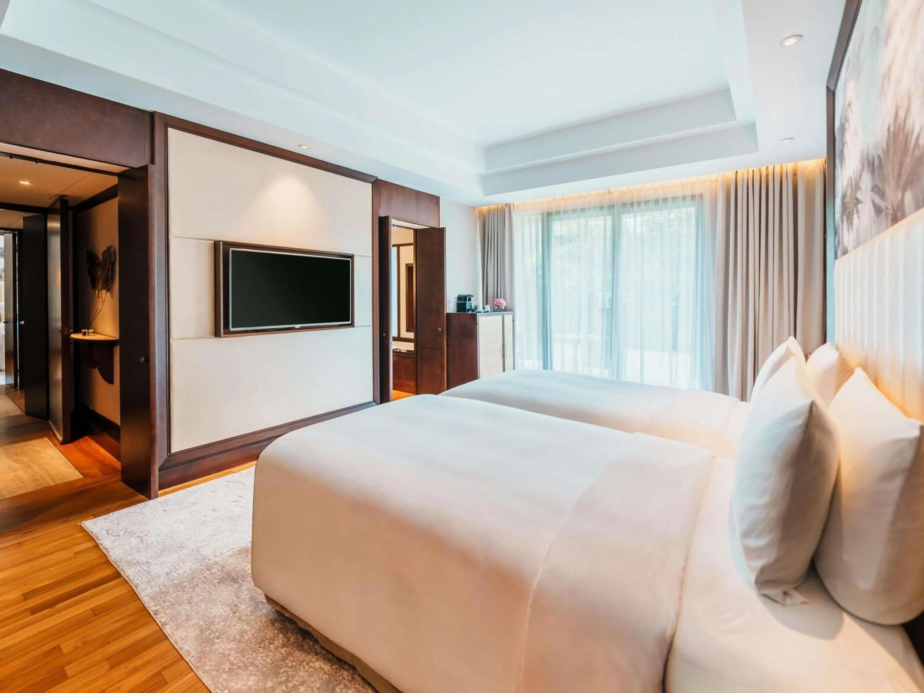 Bedroom, Bed in Sofitel Singapore Sentosa