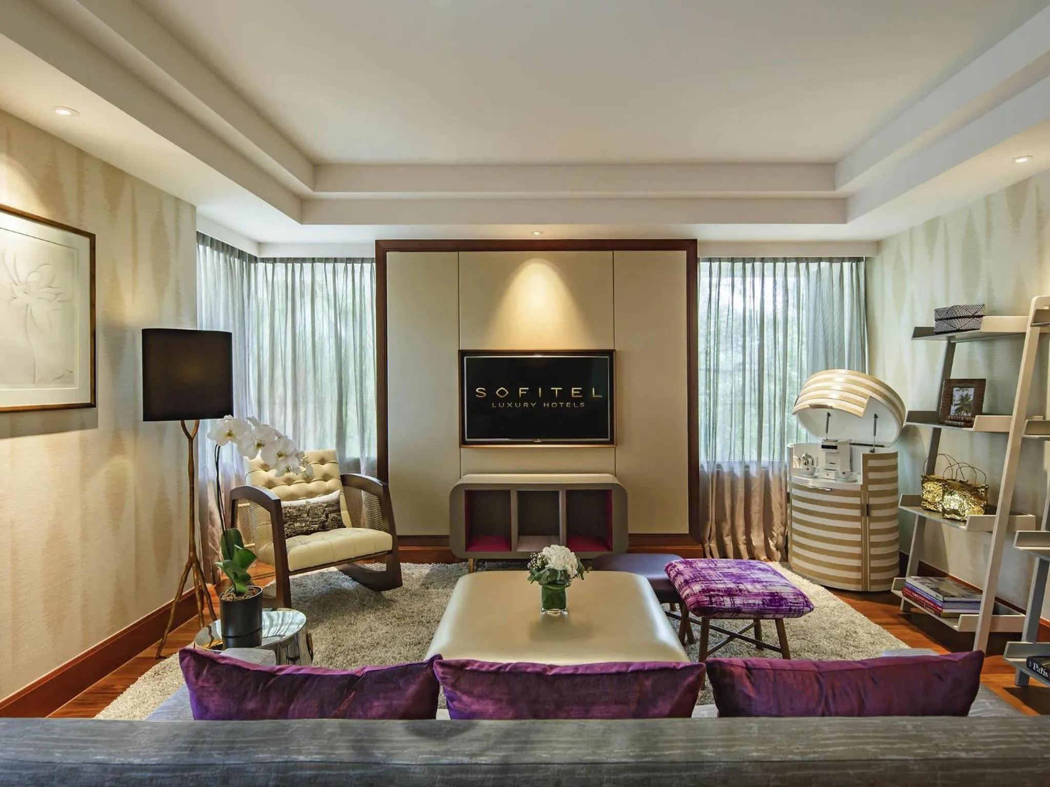 Bedroom in Sofitel Singapore Sentosa