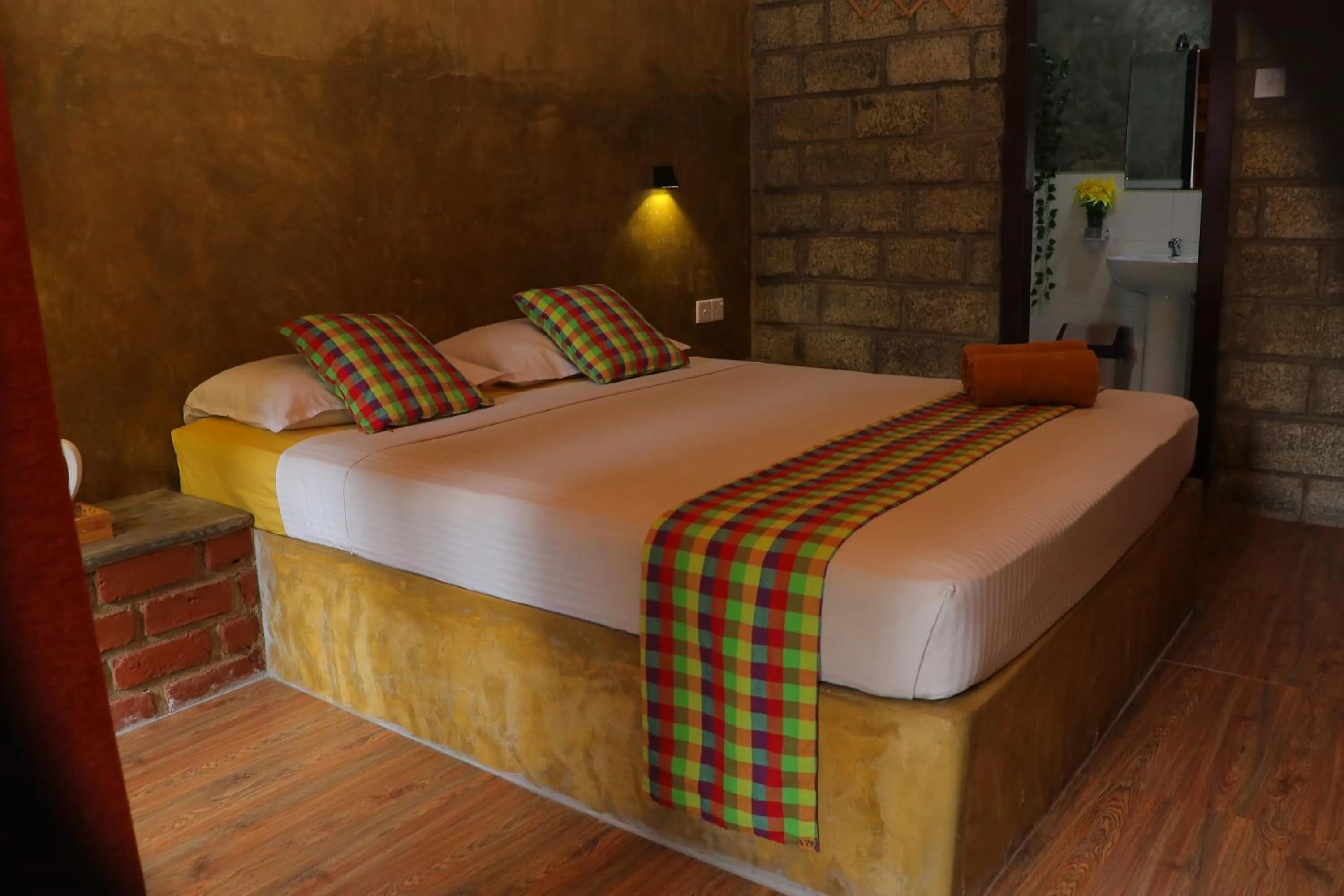 Bed in Negombo The Nature Villa and Cabanas