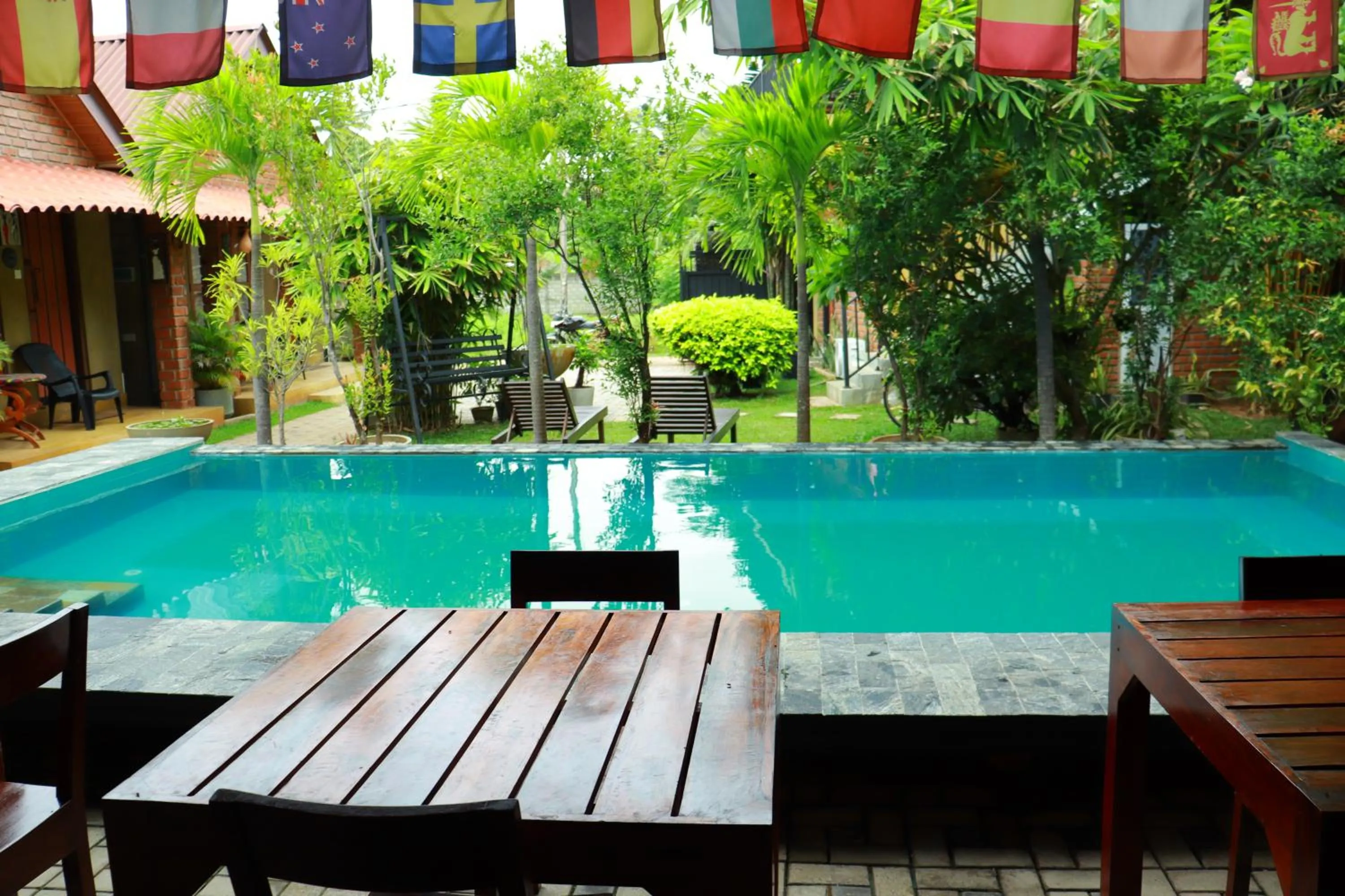 Garden view in Negombo The Nature Villa and Cabanas