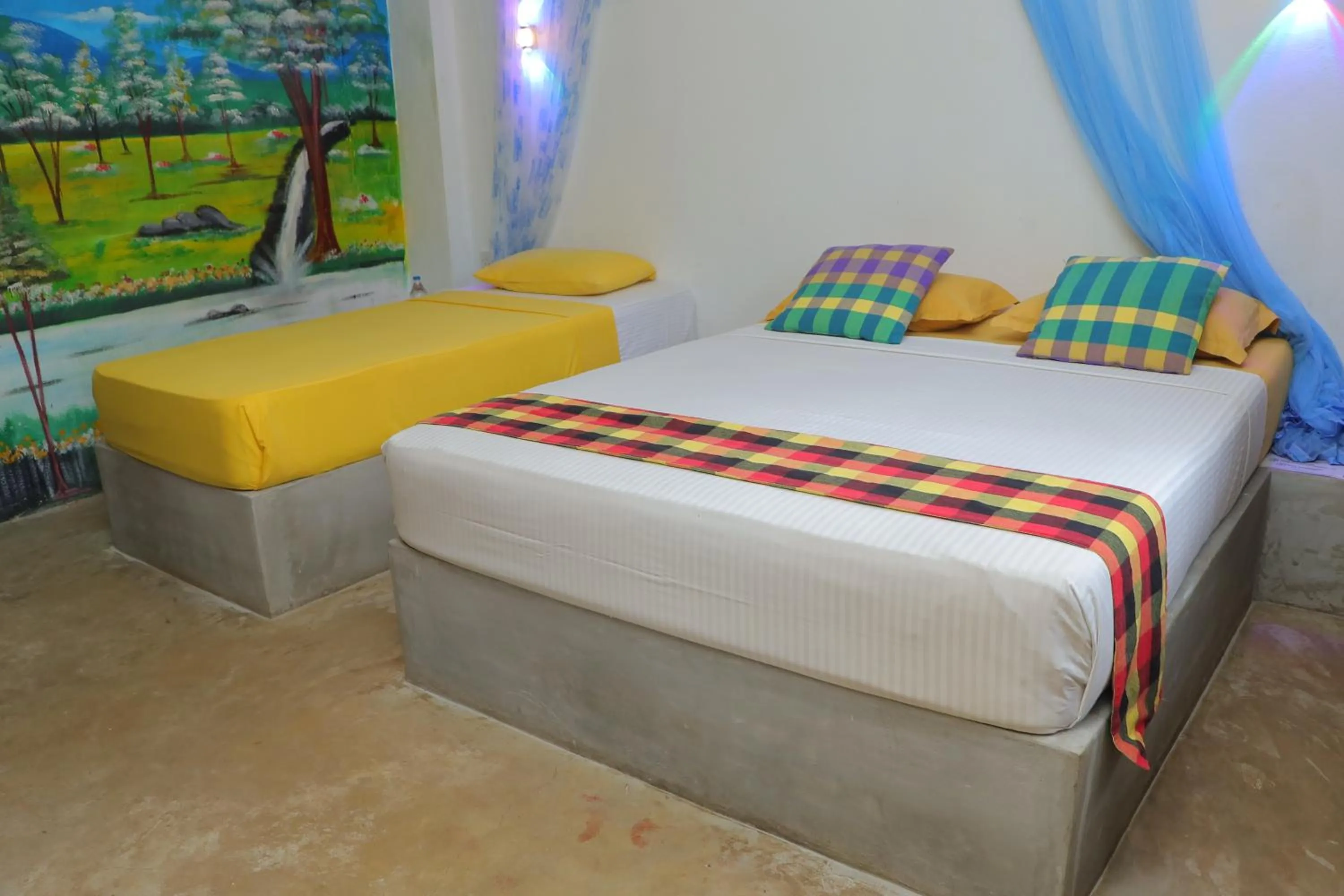 Bed in Negombo The Nature Villa and Cabanas