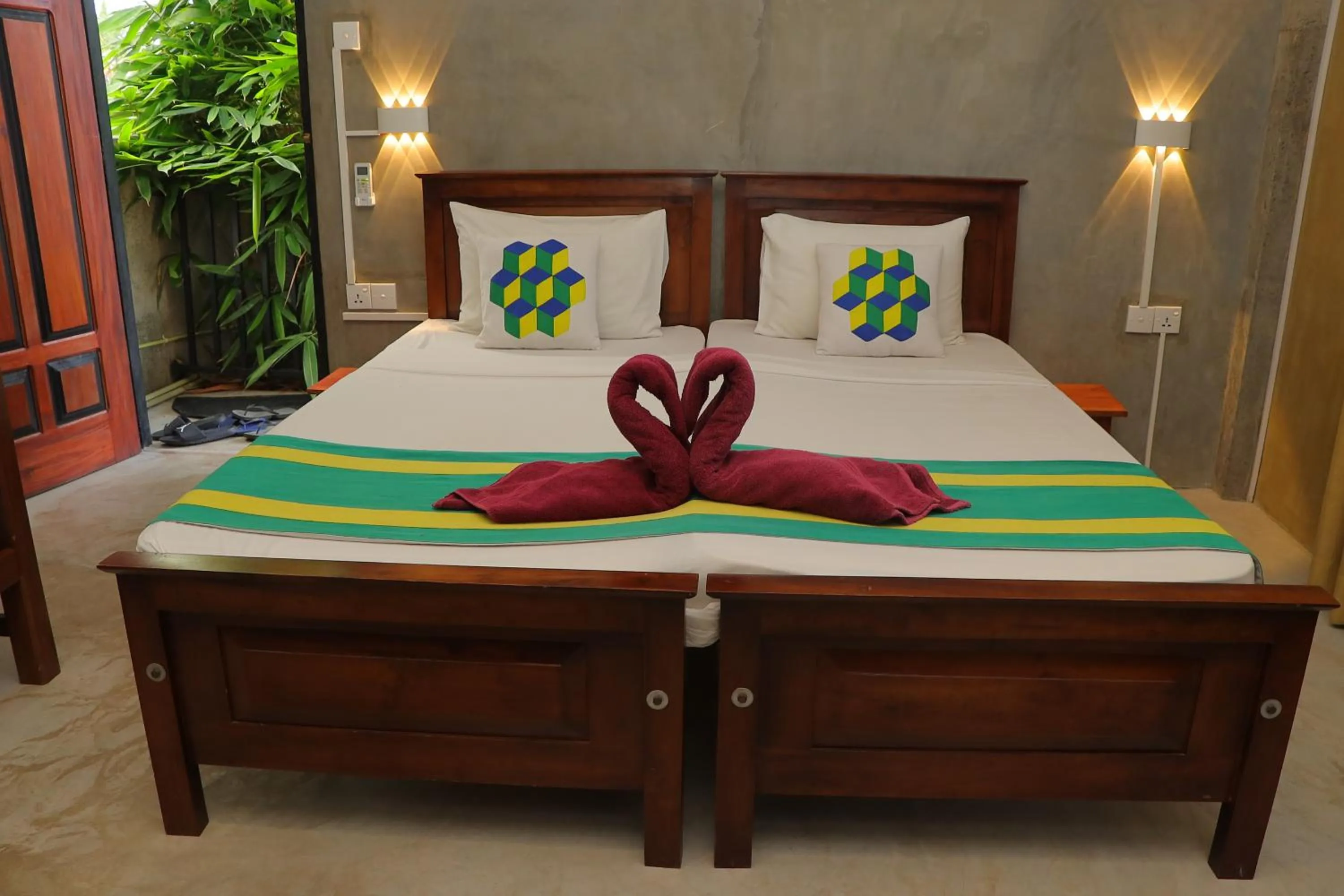 Photo of the whole room, Bed in Negombo The Nature Villa and Cabanas