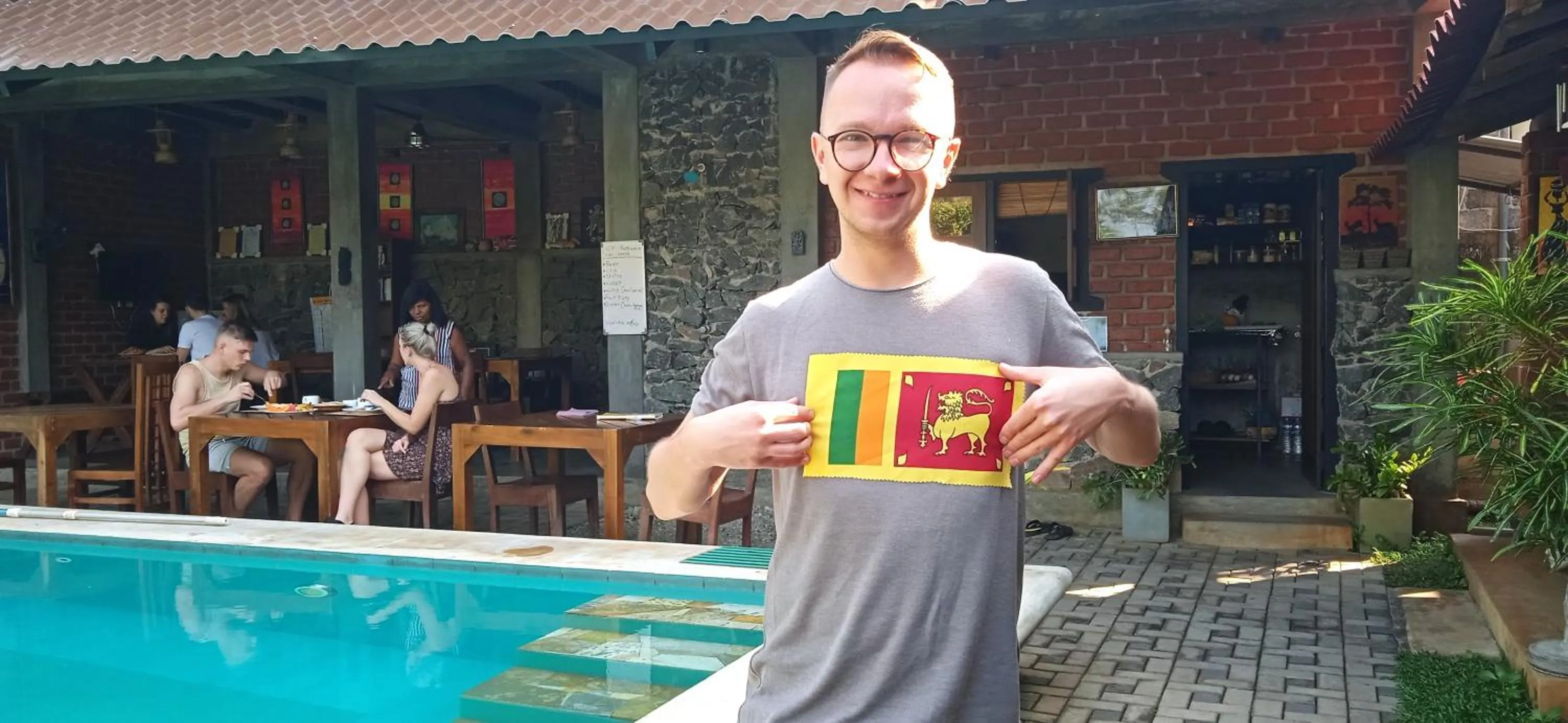 group of guests in Negombo The Nature Villa and Cabanas