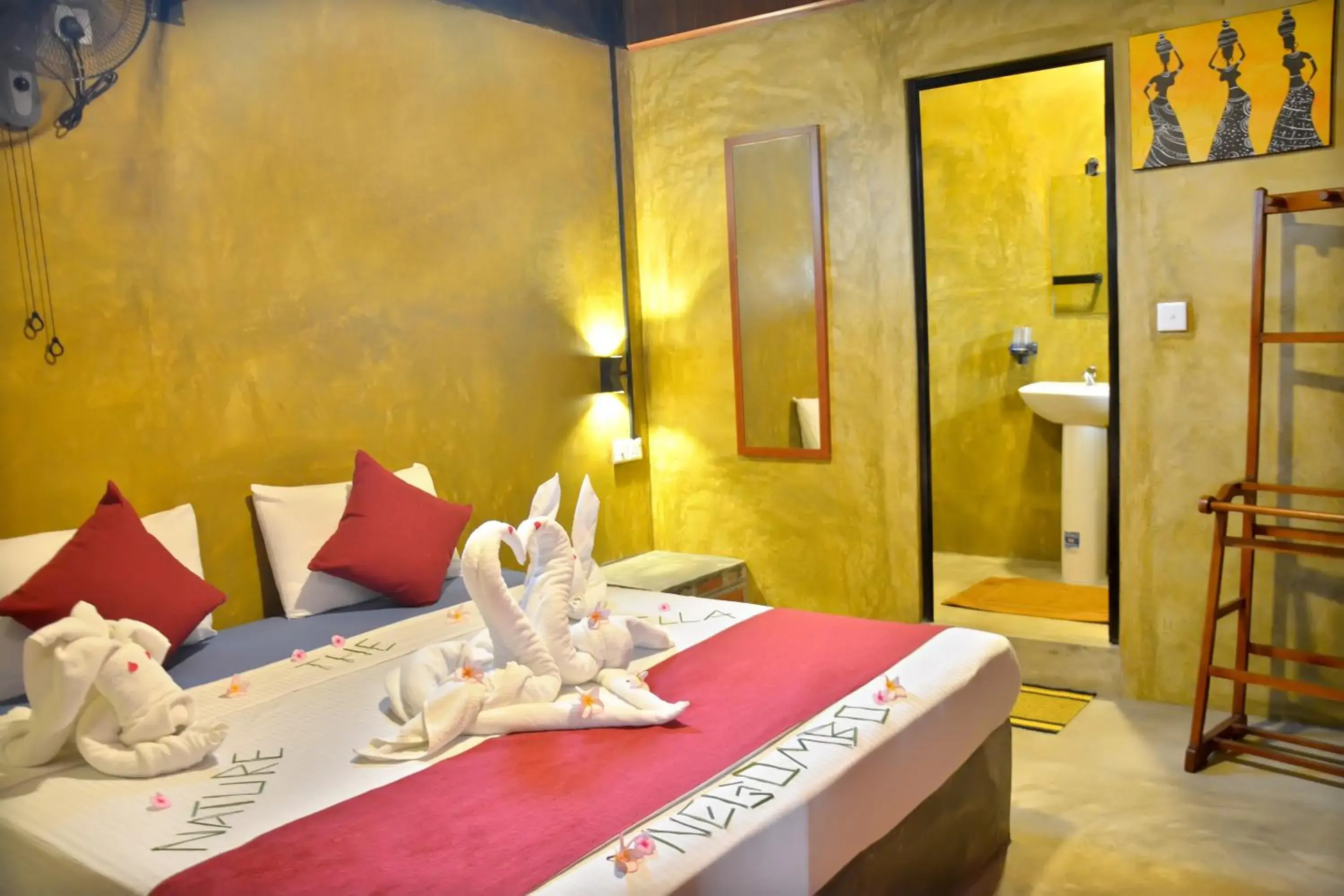 Deluxe King Room with Balcony in Negombo The Nature Villa and Cabanas Deluxe King Room with Balcony in Negombo The Nature Villa and Cabanas