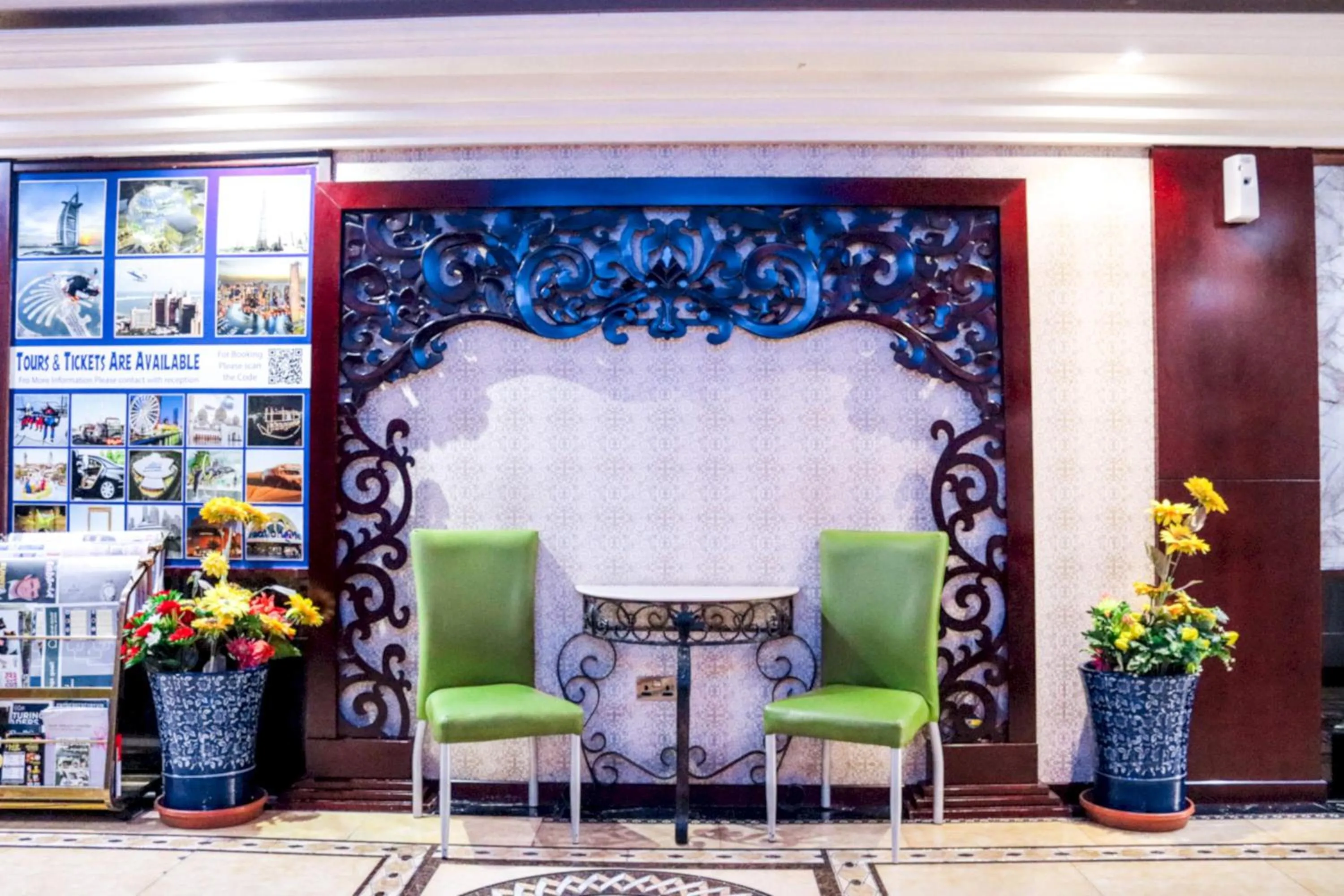 Seating area in Phoenix Hotel Dubai