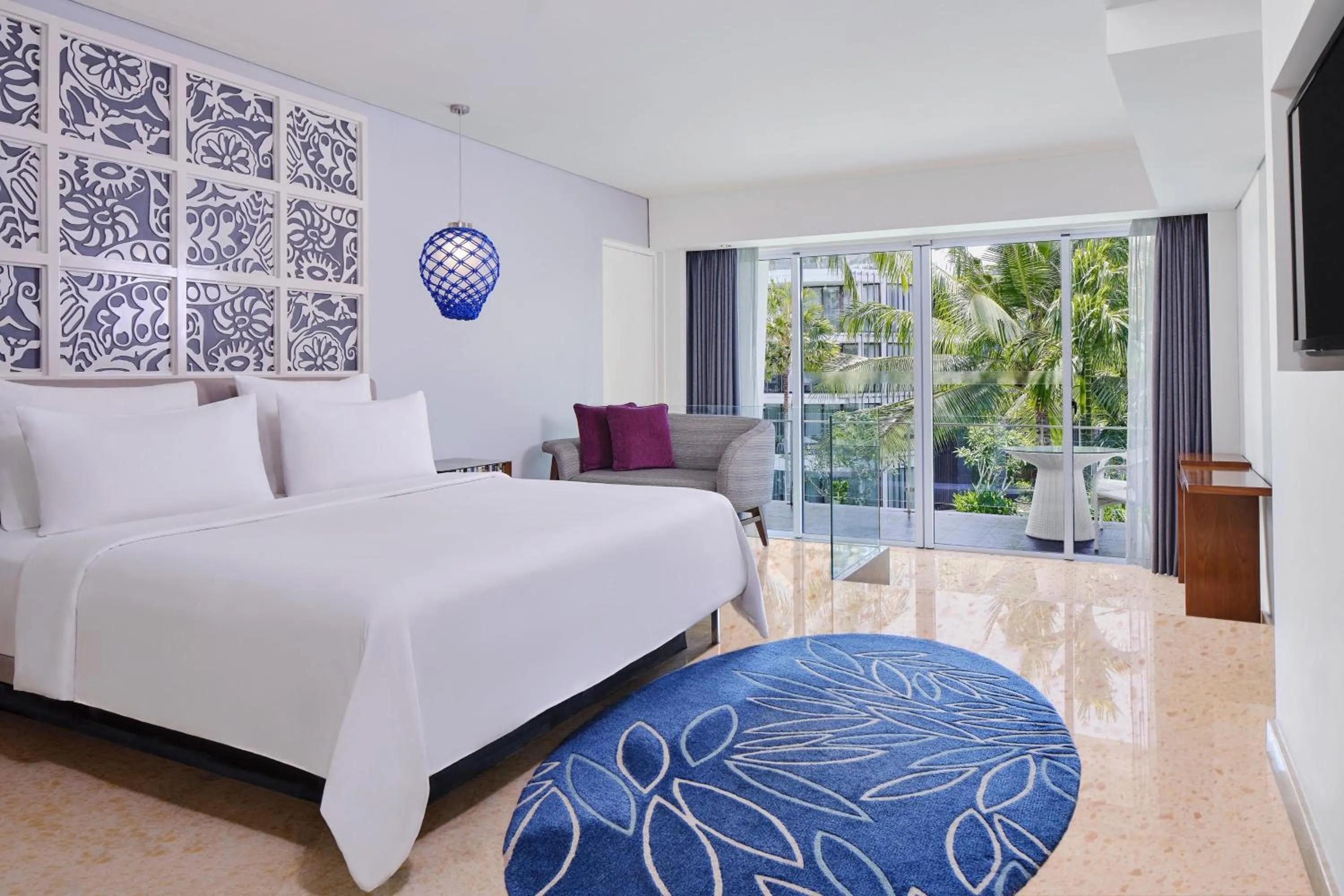 Bedroom, Bed in Le Meridien Bali Jimbaran