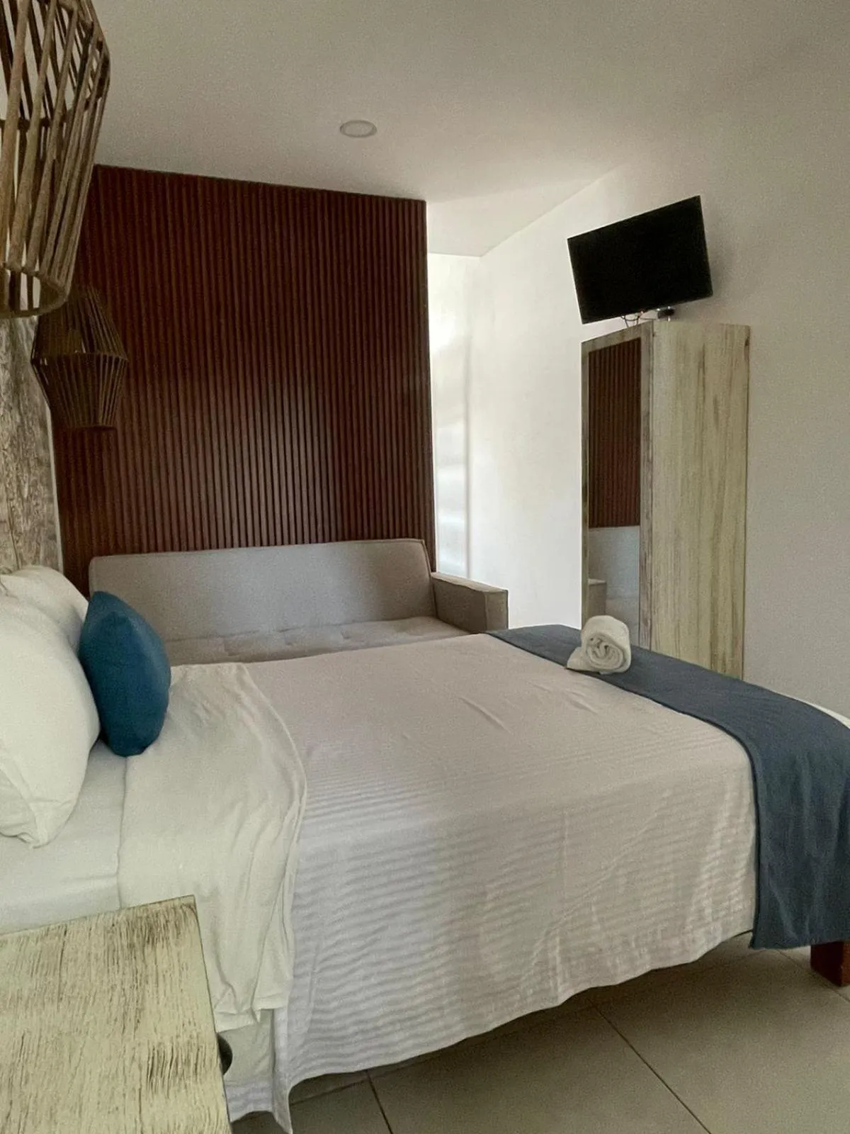 Photo of the whole room, Bed in BAOS