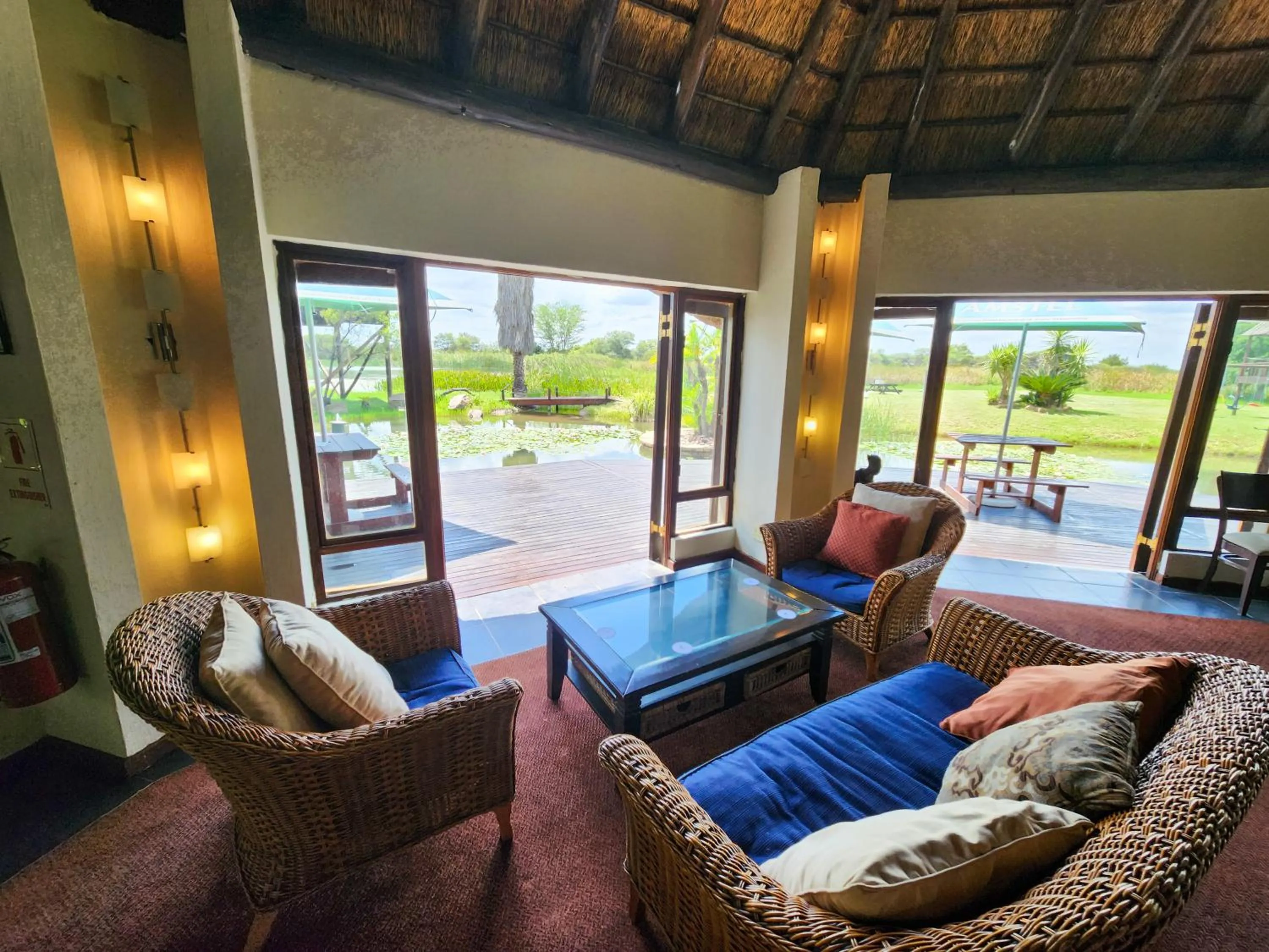 View (from property/room), Bed in Ditholo Game Lodge Bela Bela