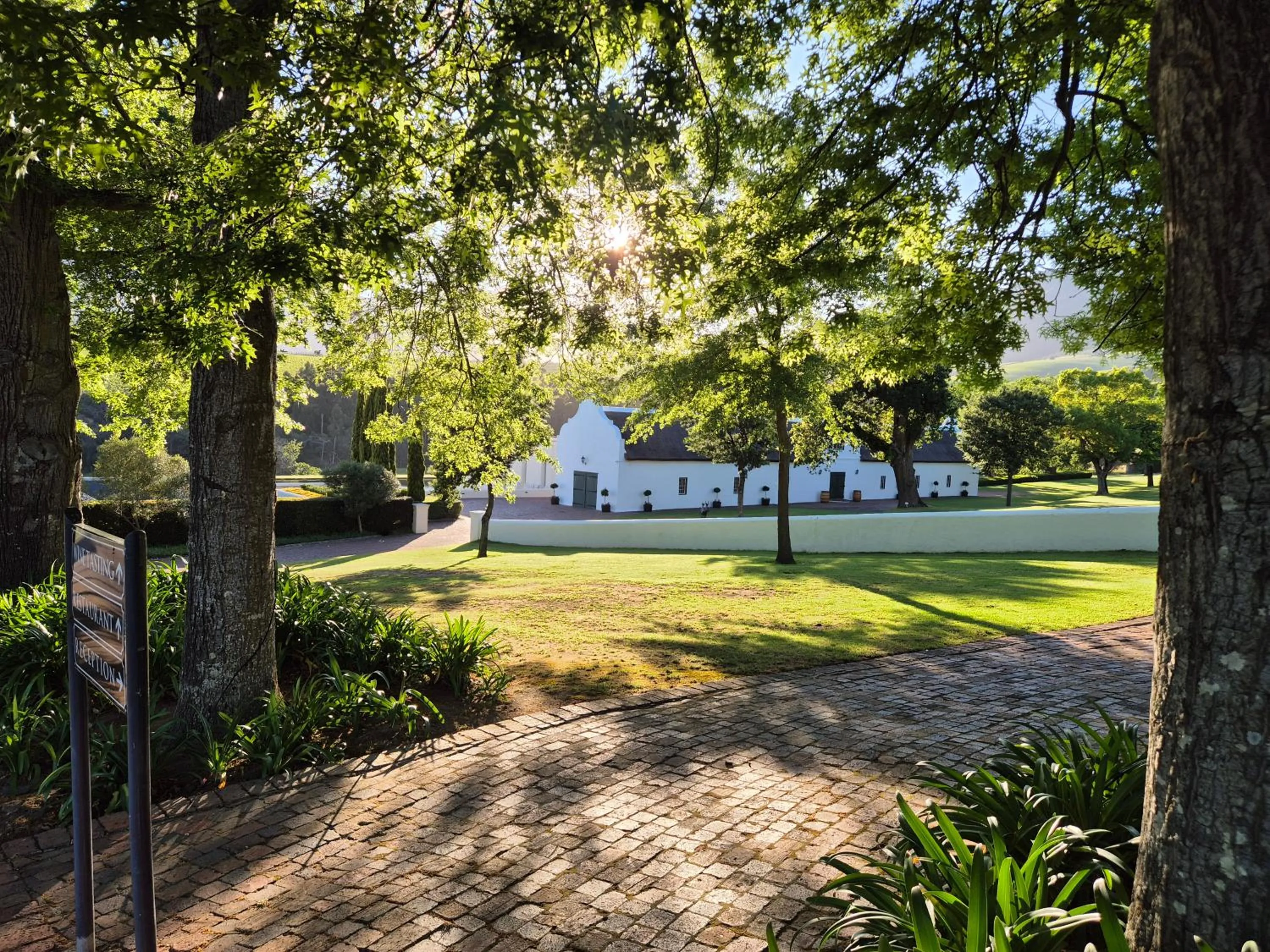 Garden view in Webersburg