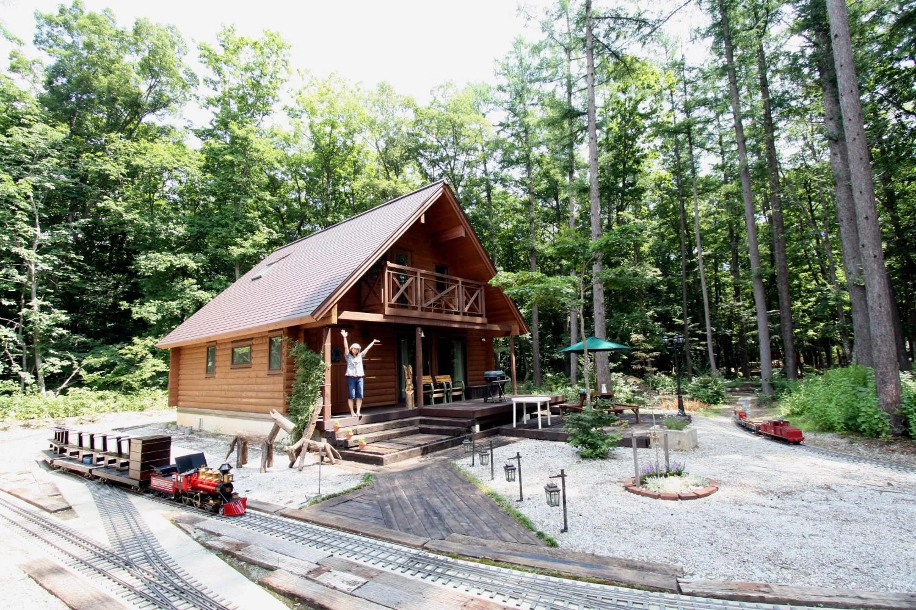 Property building in Log Cottage Epoch