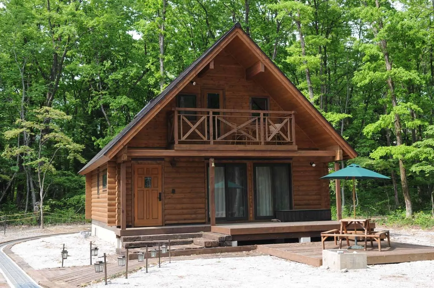 Property building in Log Cottage Epoch