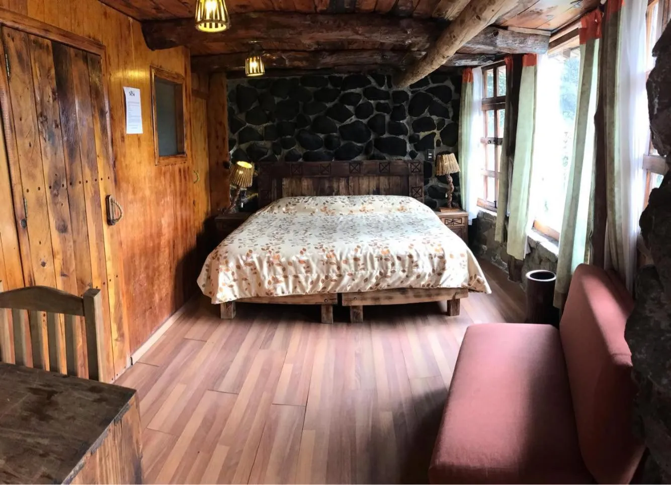 Bed in La Cabaña Del Tata