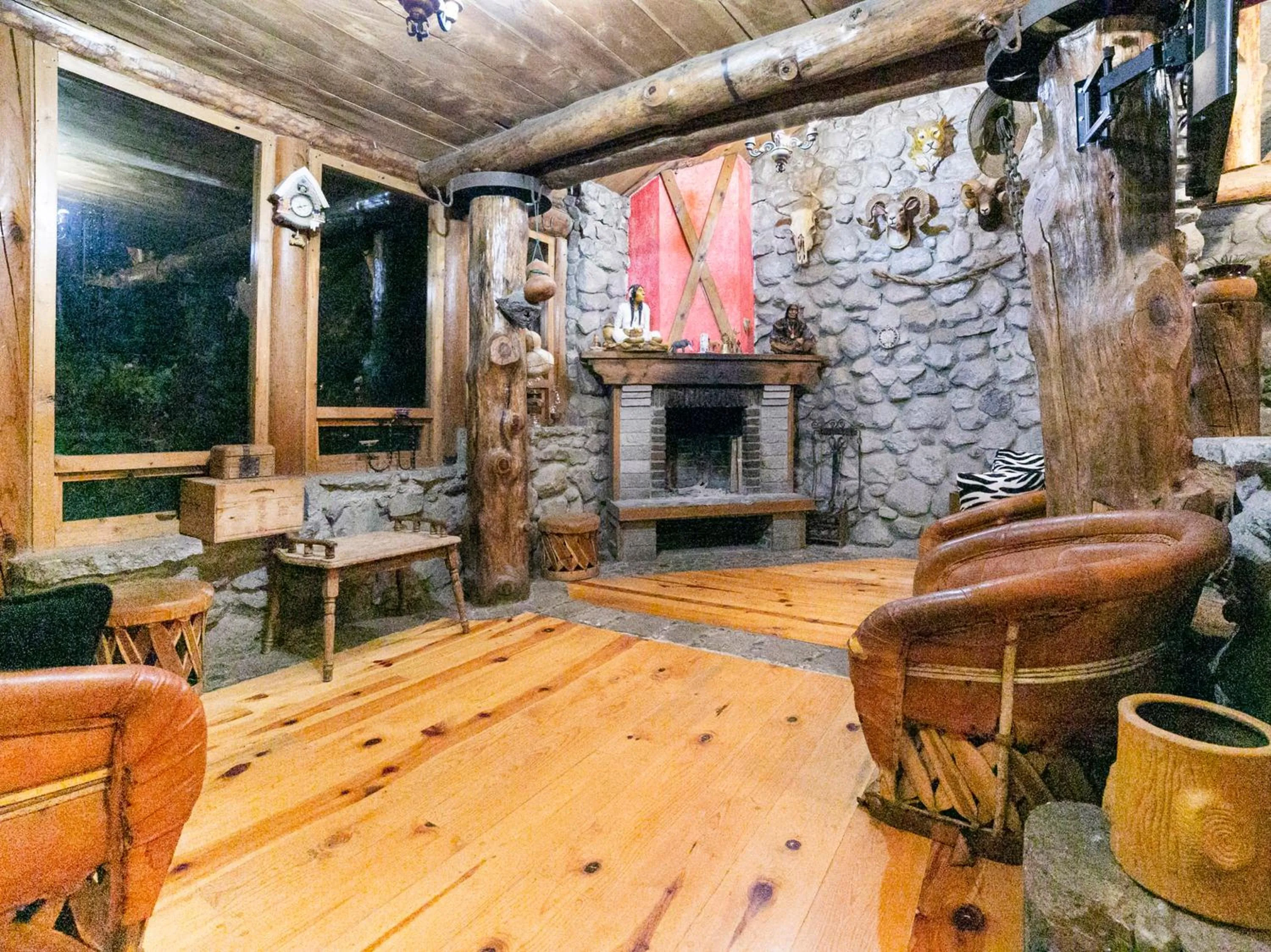 Lobby or reception in La Cabaña Del Tata