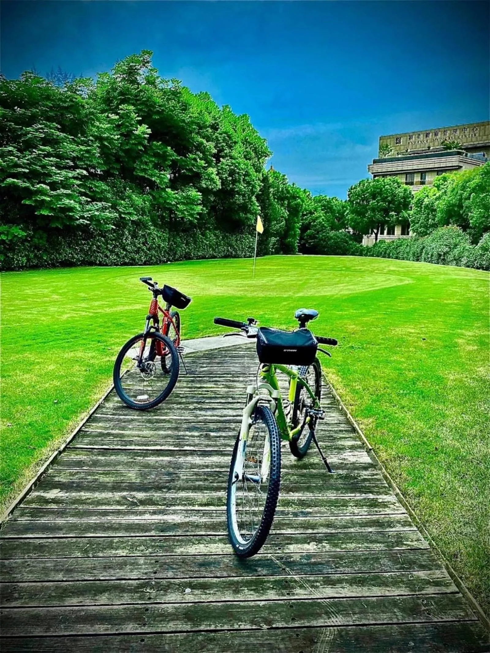 Area and facilities, Biking in Crowne Plaza Shanghai Anting, an IHG Hotel