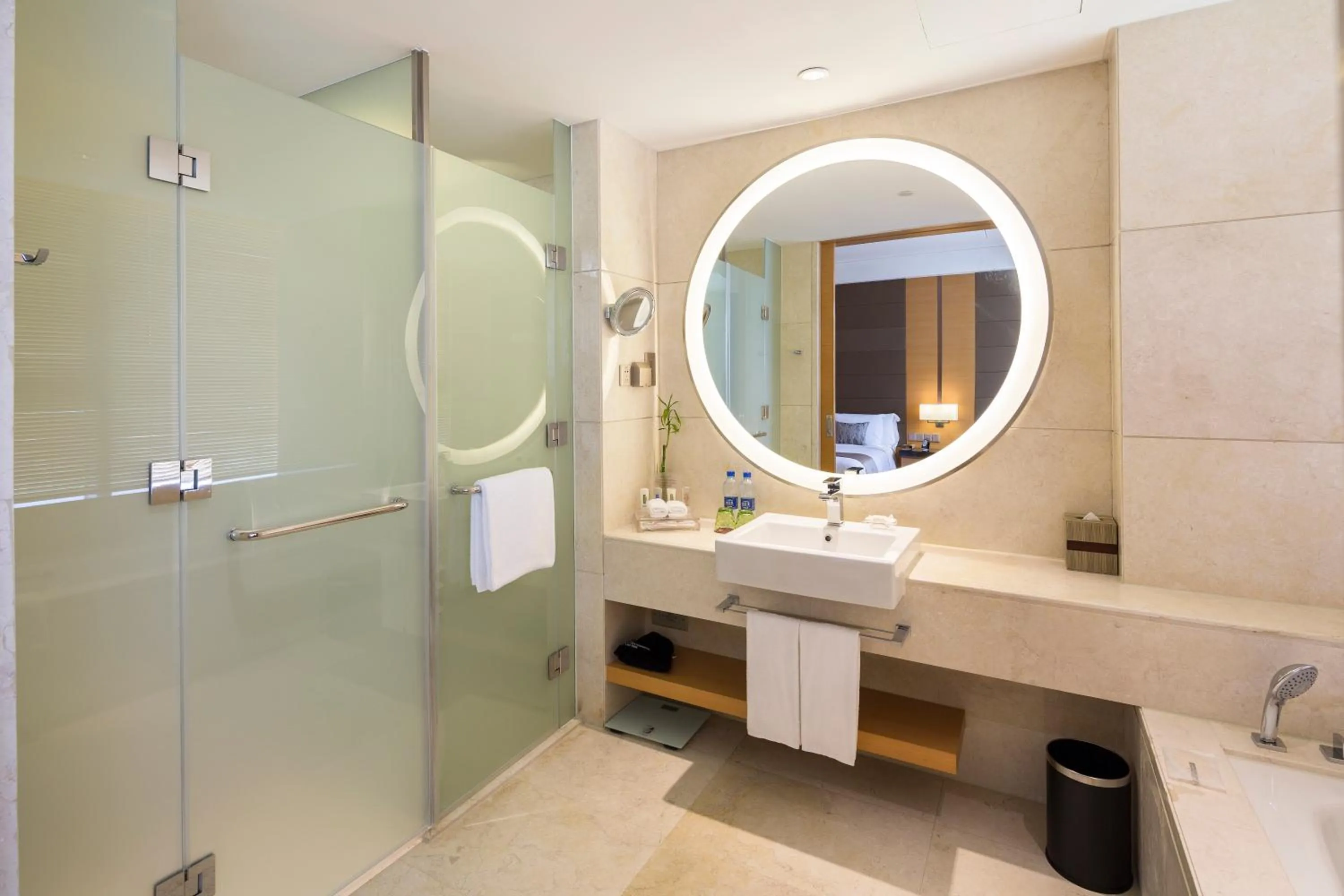 Bathroom in Crowne Plaza Shanghai Anting, an IHG Hotel