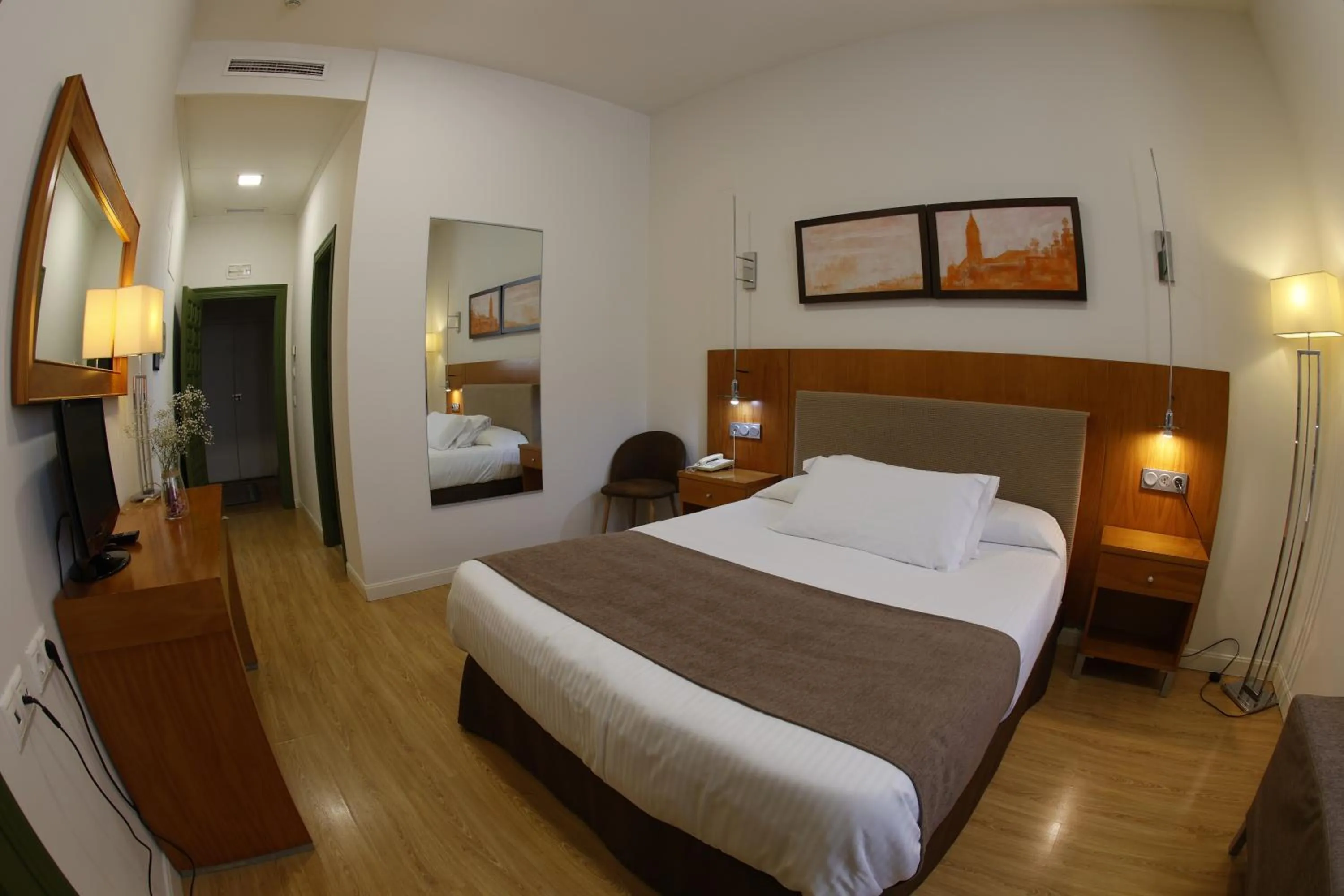 Bed in Hotel El Carmen