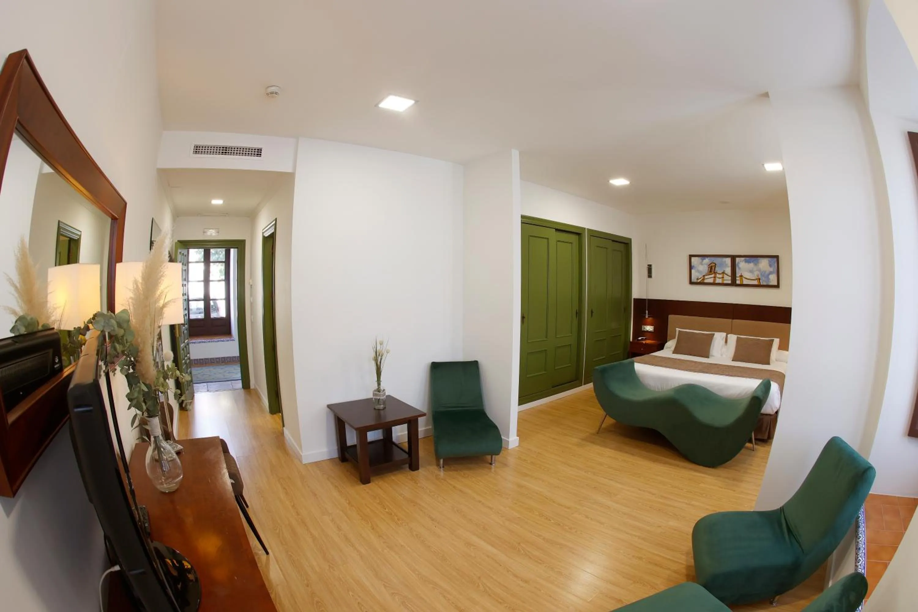 Bed in Hotel El Carmen