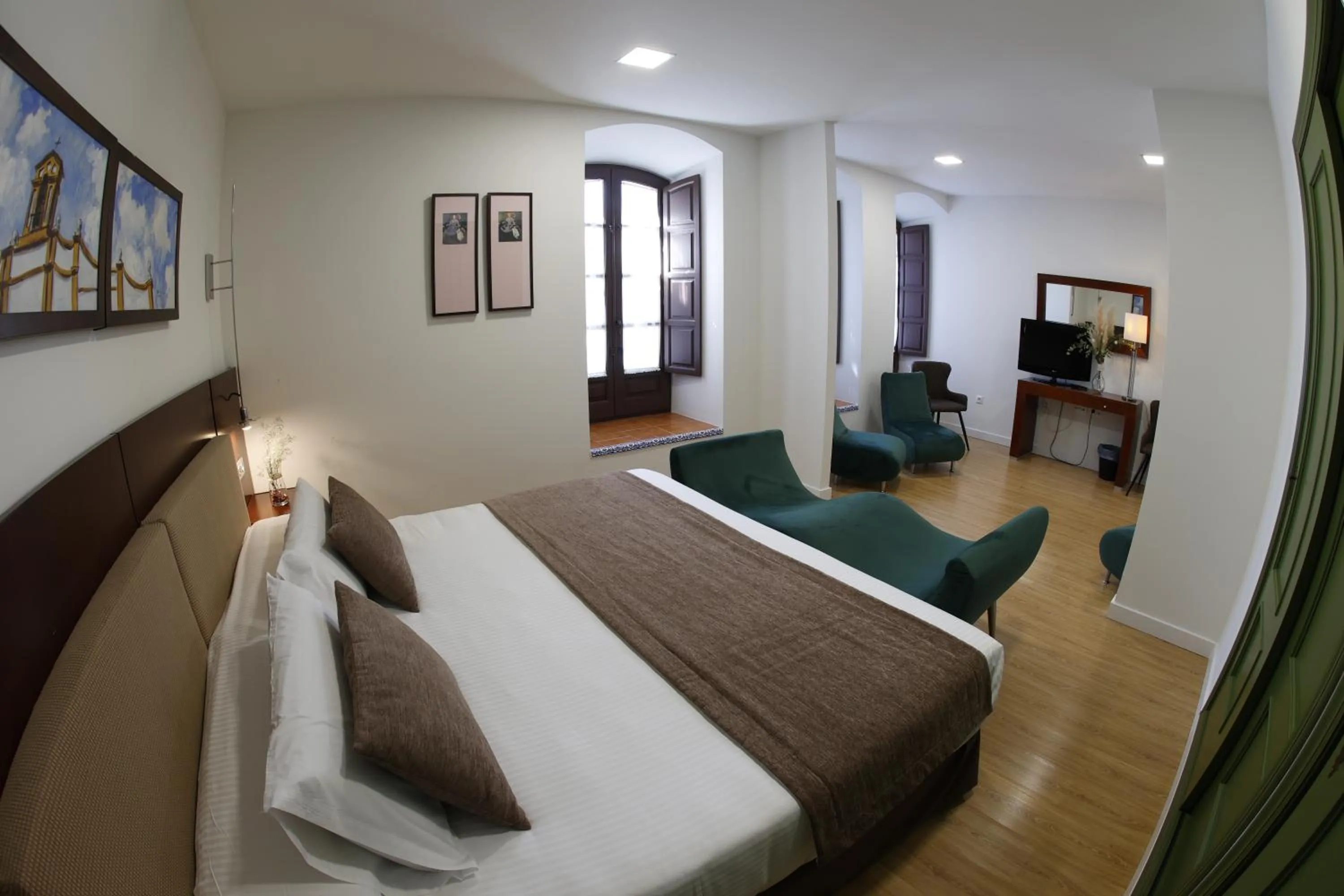 Bed in Hotel El Carmen