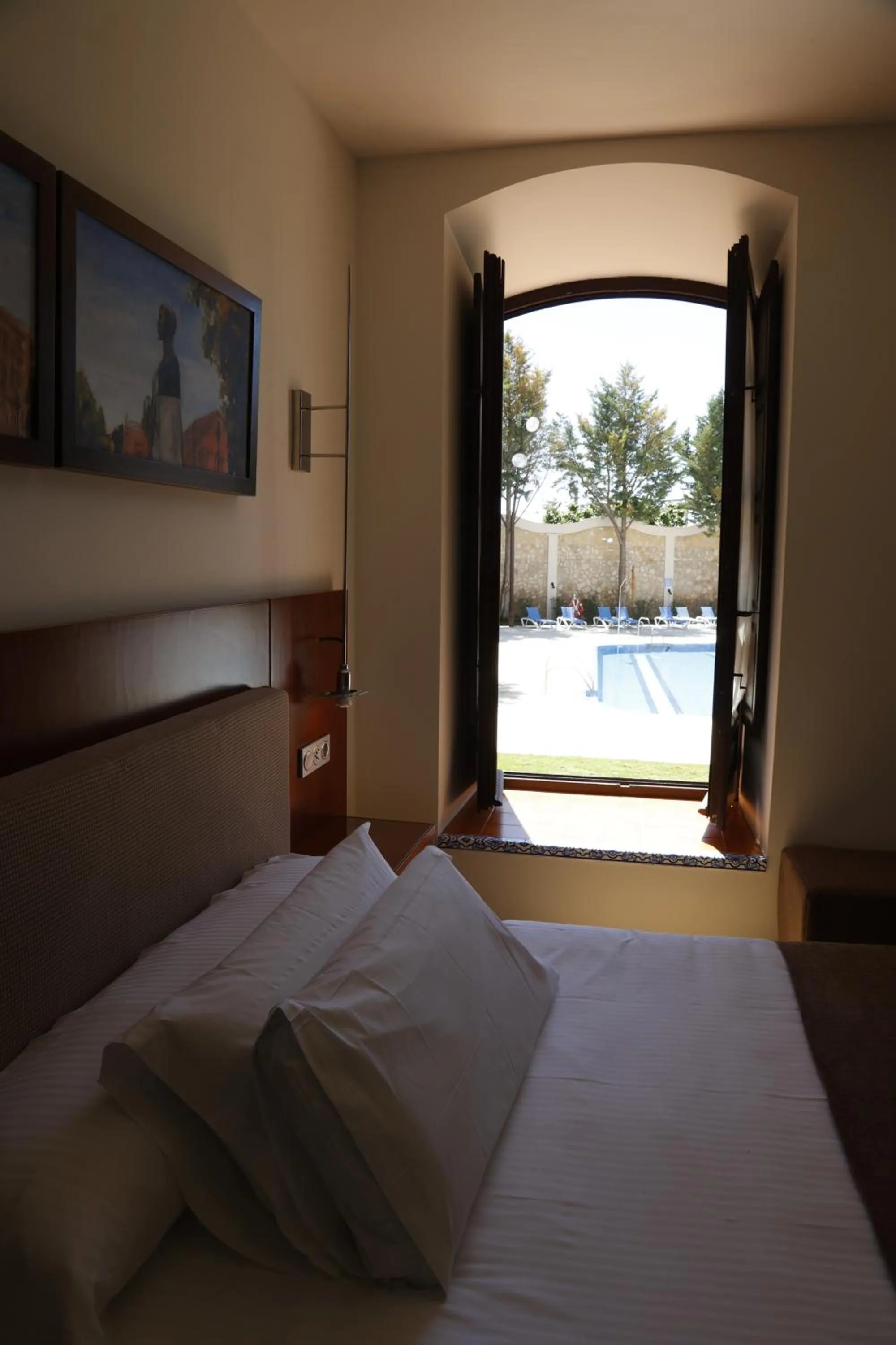 Bed in Hotel El Carmen