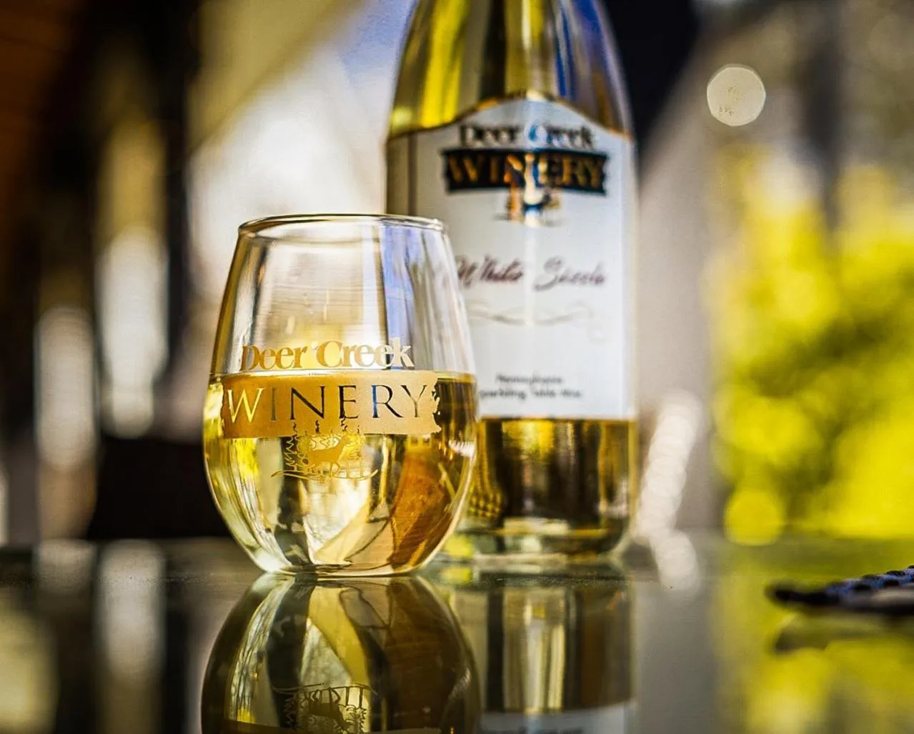 Lounge or bar in Deer Creek Winery at Watson Estate