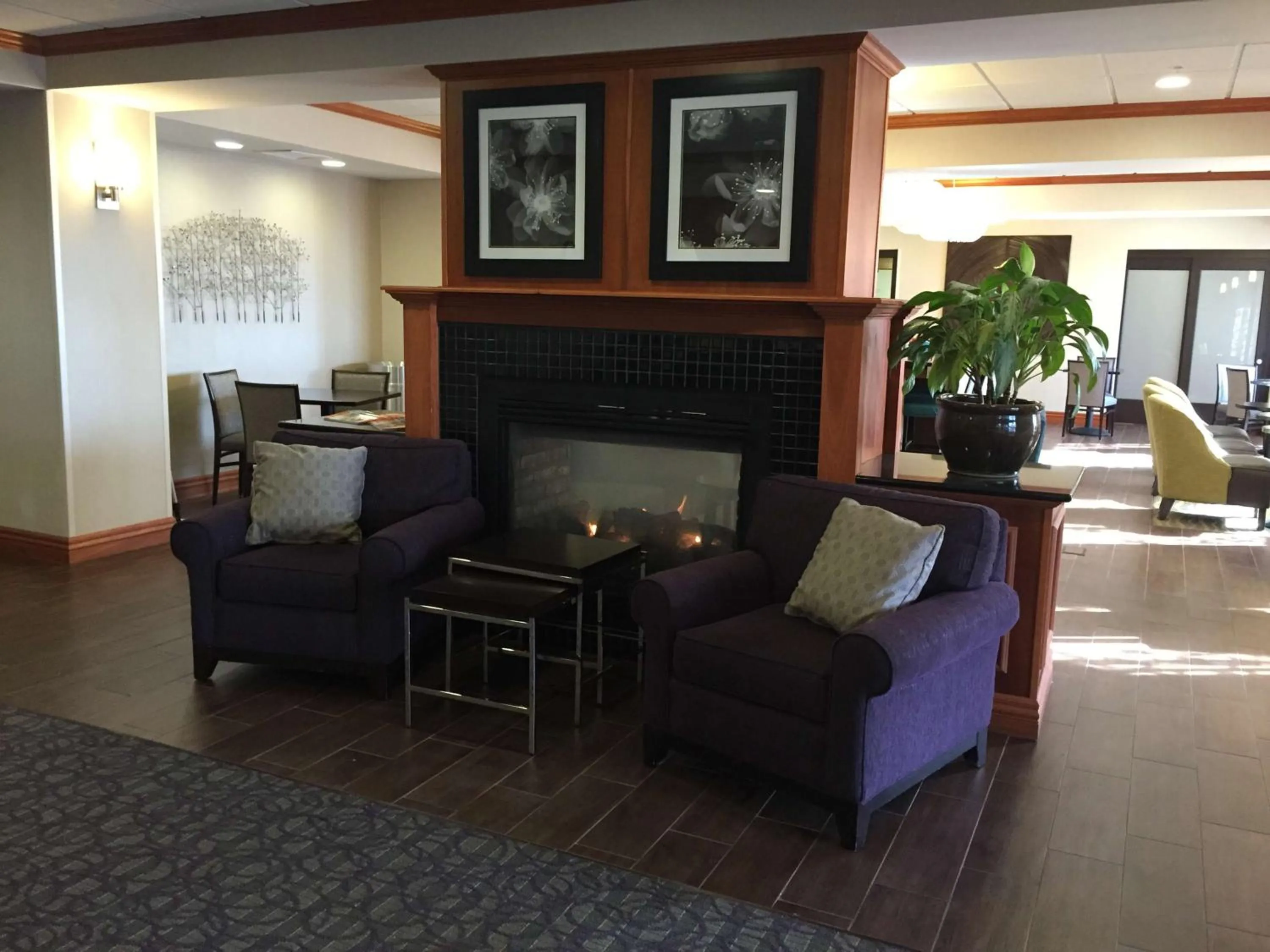 Lobby or reception in Newly Renovated Hampton Inn Omaha West Lakeside