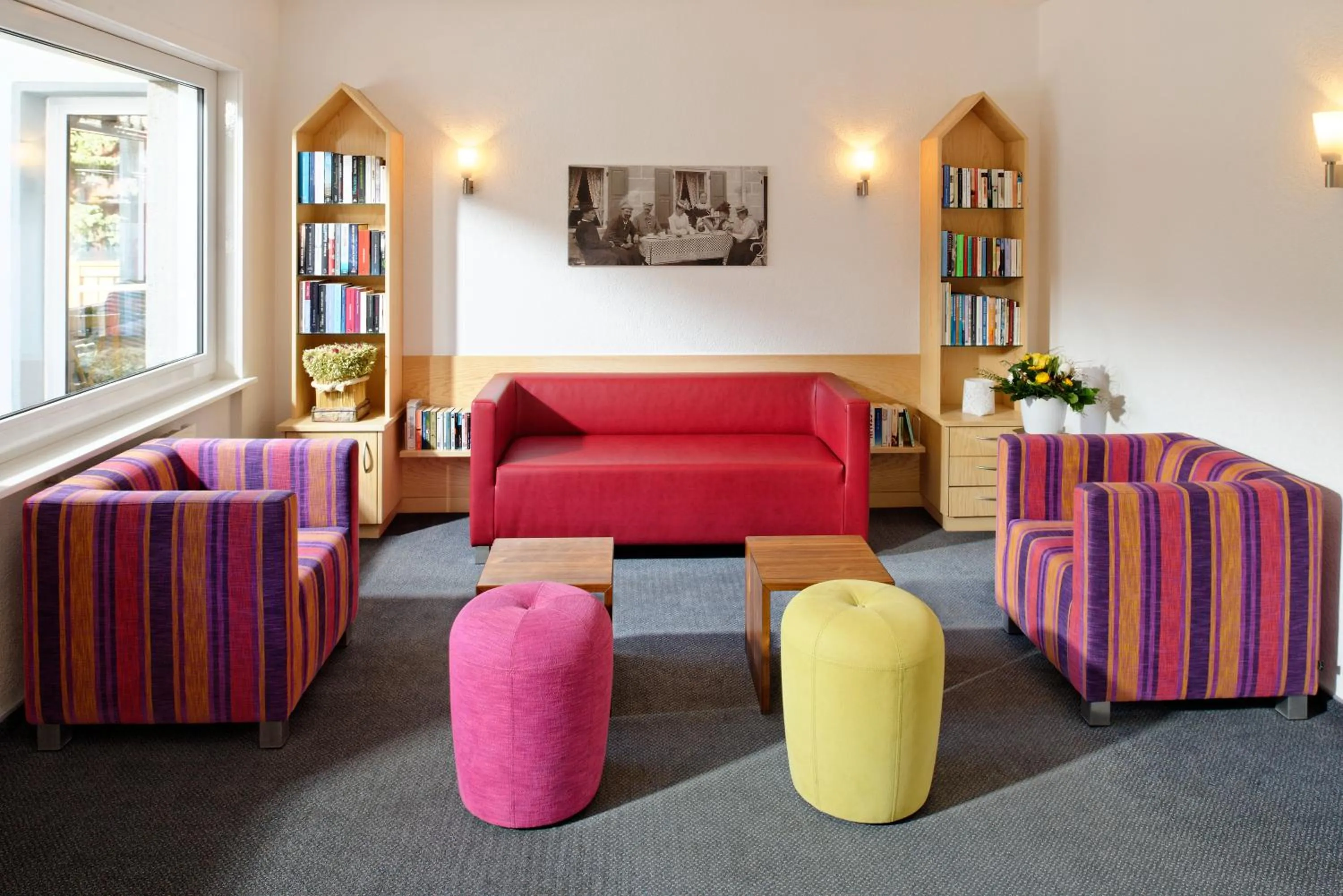 Communal lounge/ TV room in Park-Hotel Saas- Fee