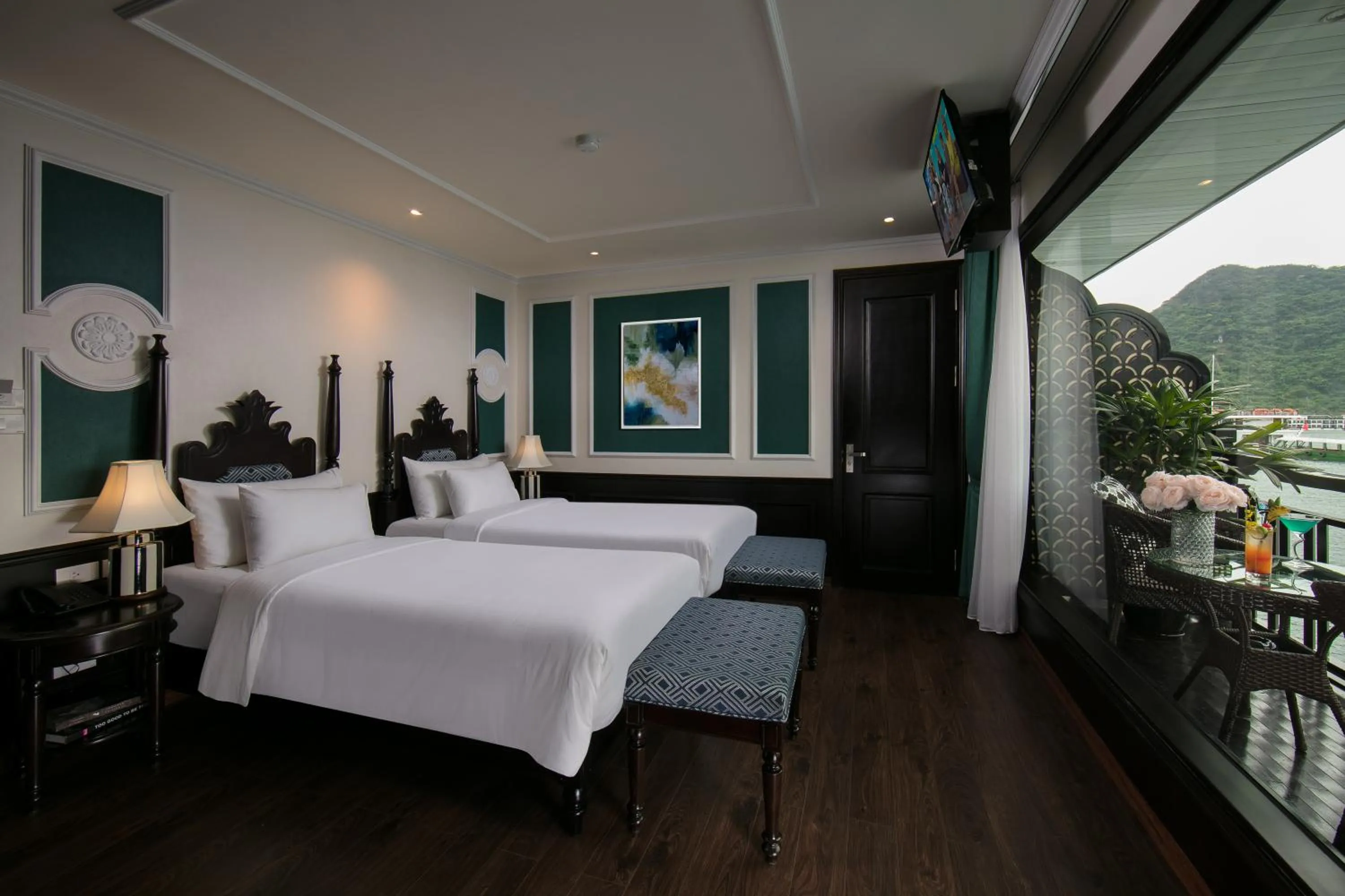 Bedroom, Bed in Genesis Luxury Regal Cruise by Premier Group