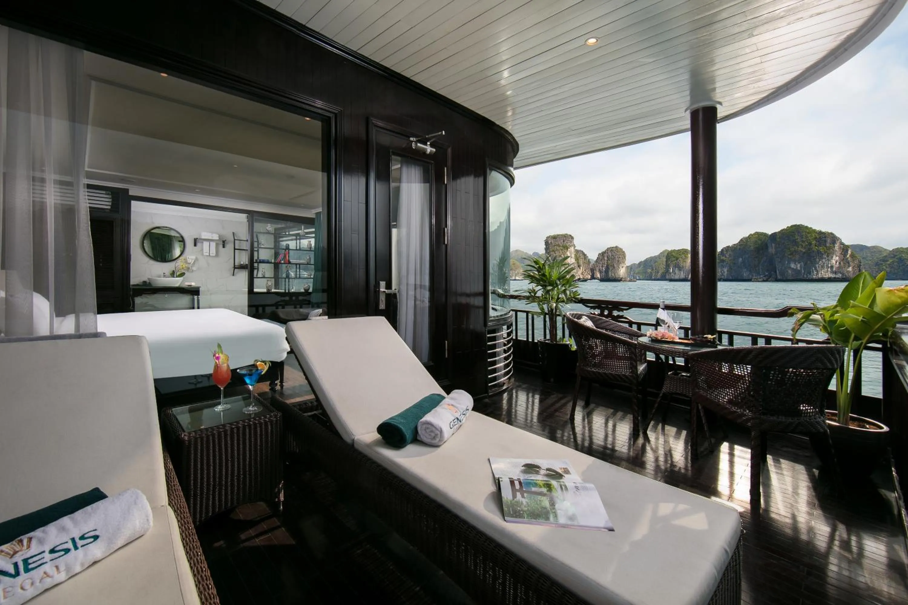 Balcony/Terrace in Genesis Luxury Regal Cruise by Premier Group
