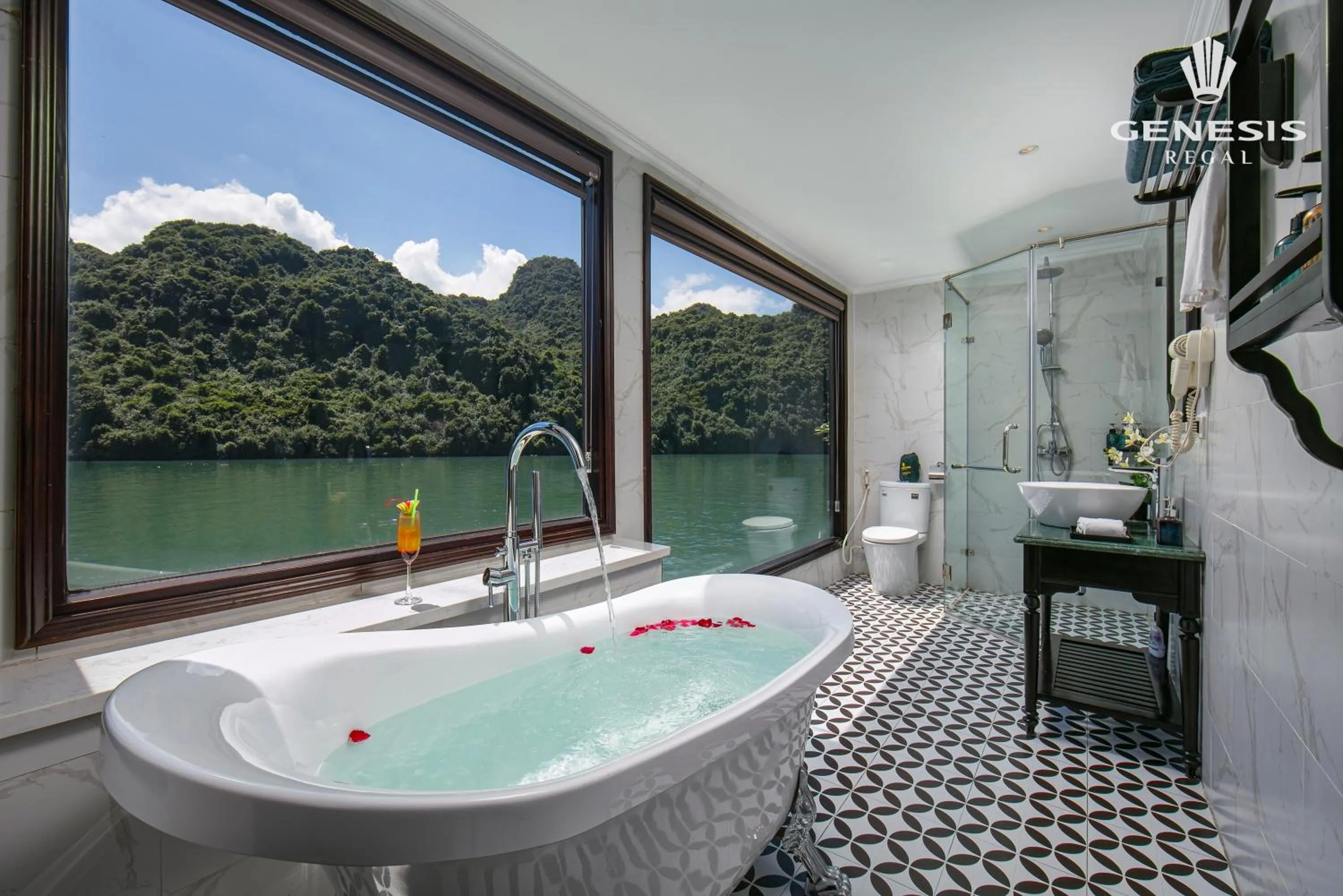 Bathroom in Genesis Luxury Regal Cruise by Premier Group