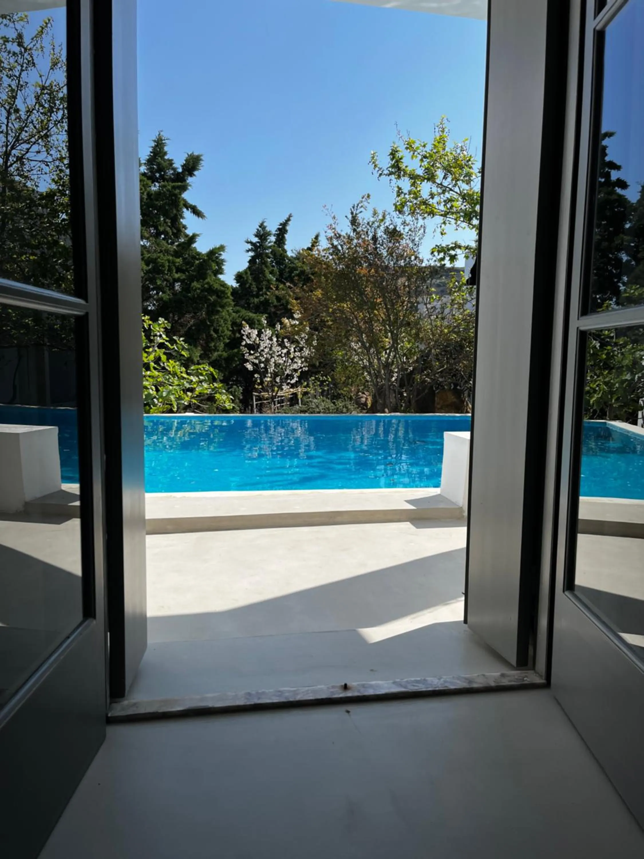 Pool view in Hotel Nefeli