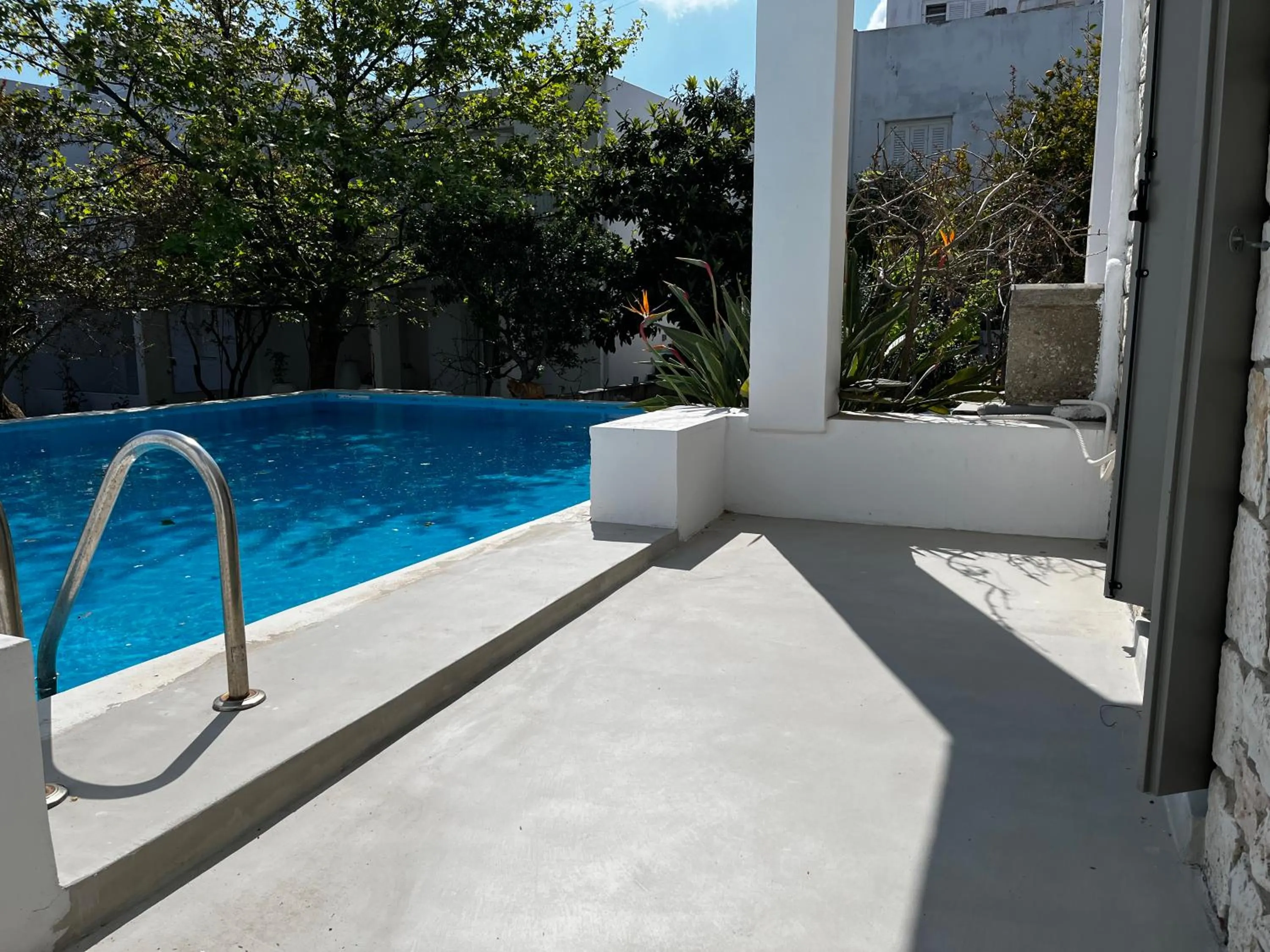 Pool view in Hotel Nefeli