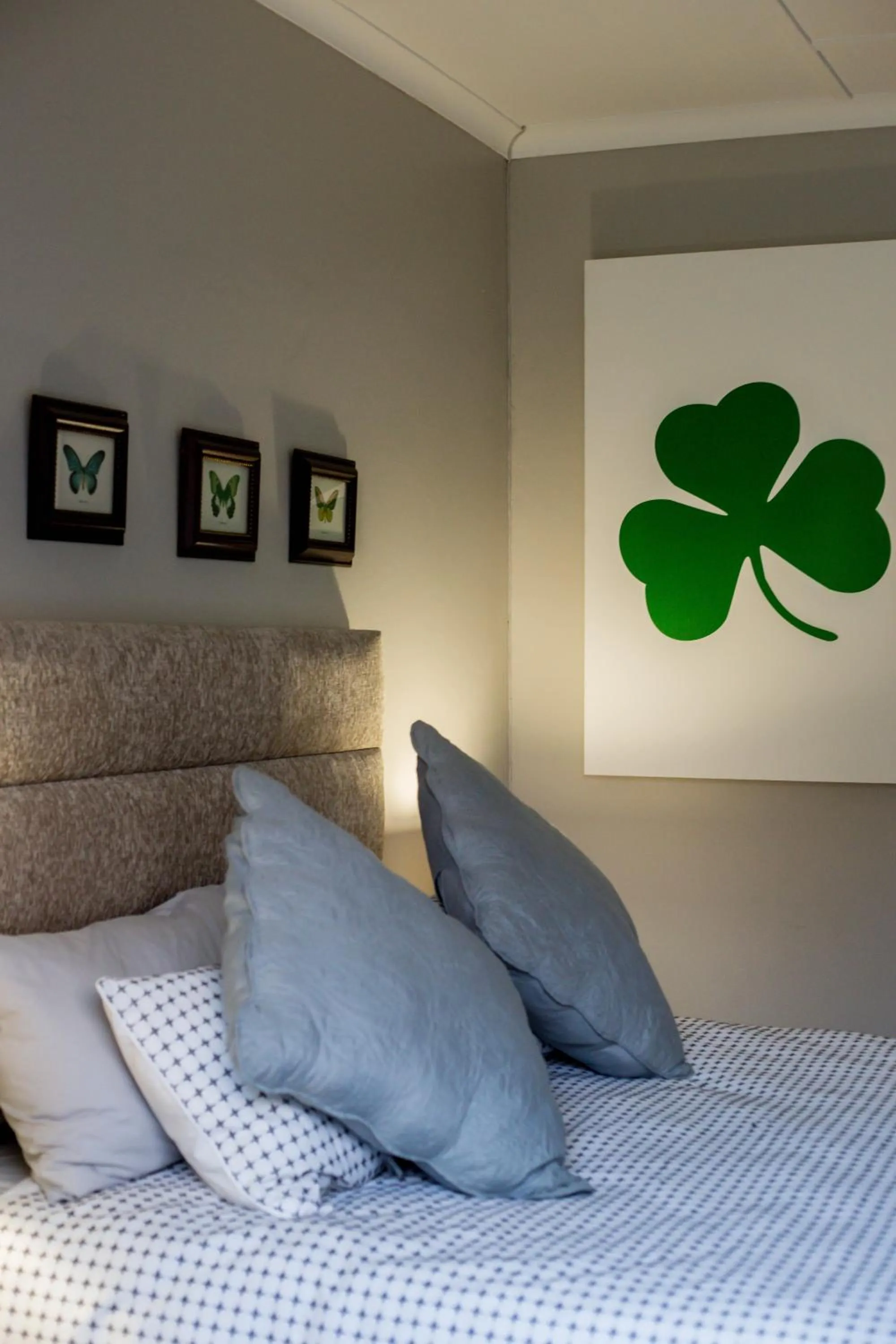 Decorative detail, Bed in The Armagh Guesthouse
