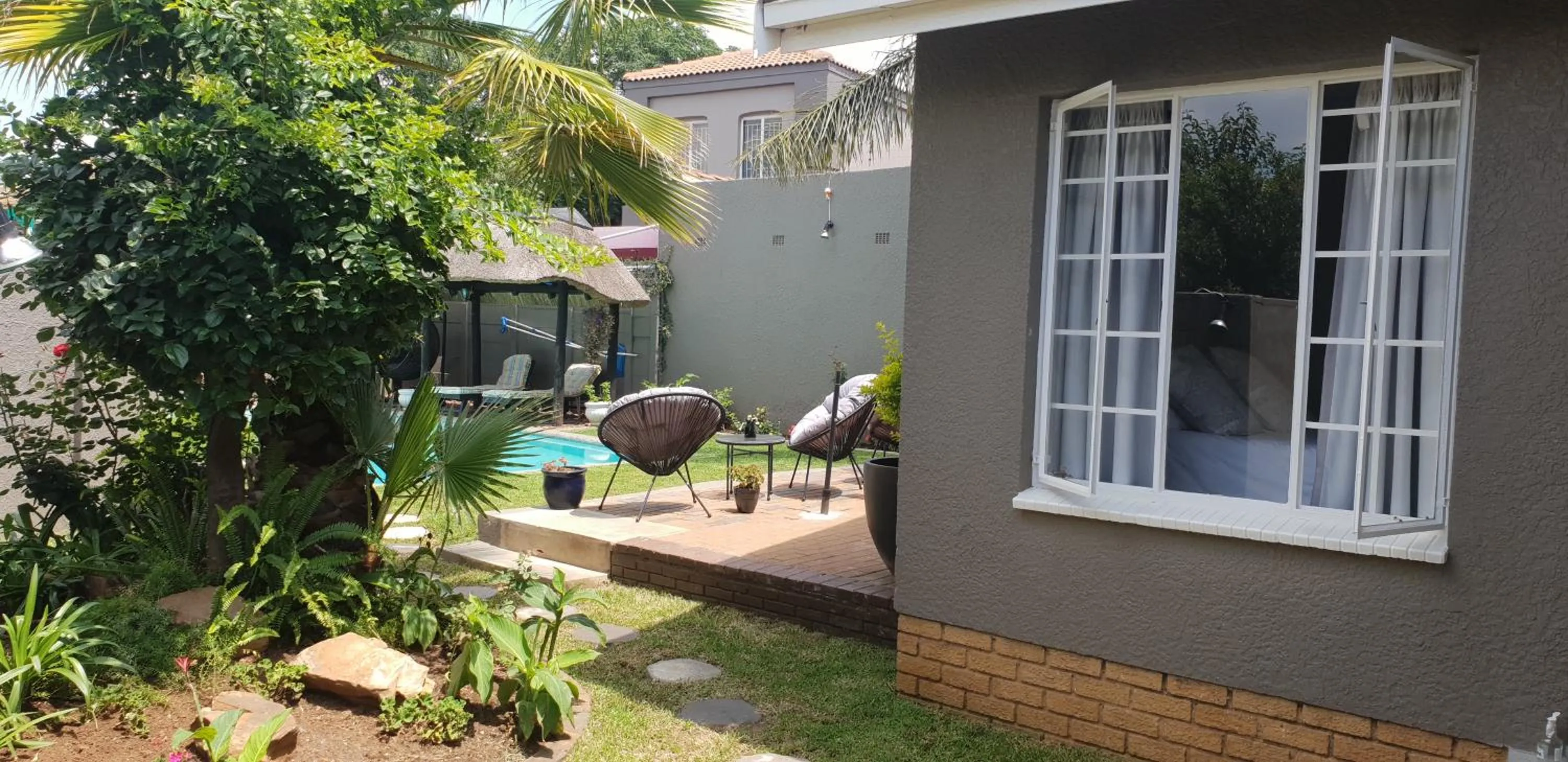 Garden view in The Armagh Guesthouse