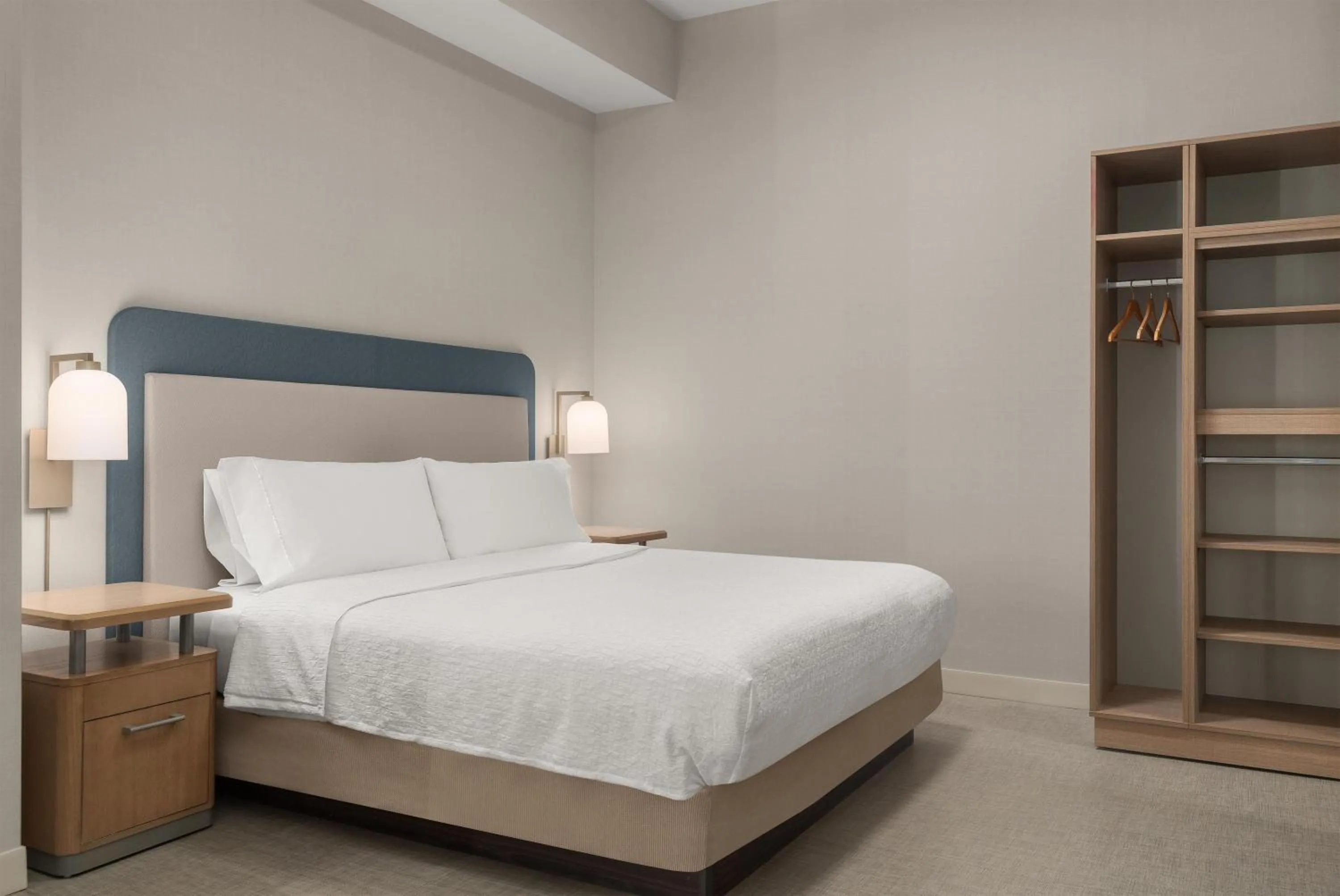 Bed in Homewood Suites by Hilton Burlington