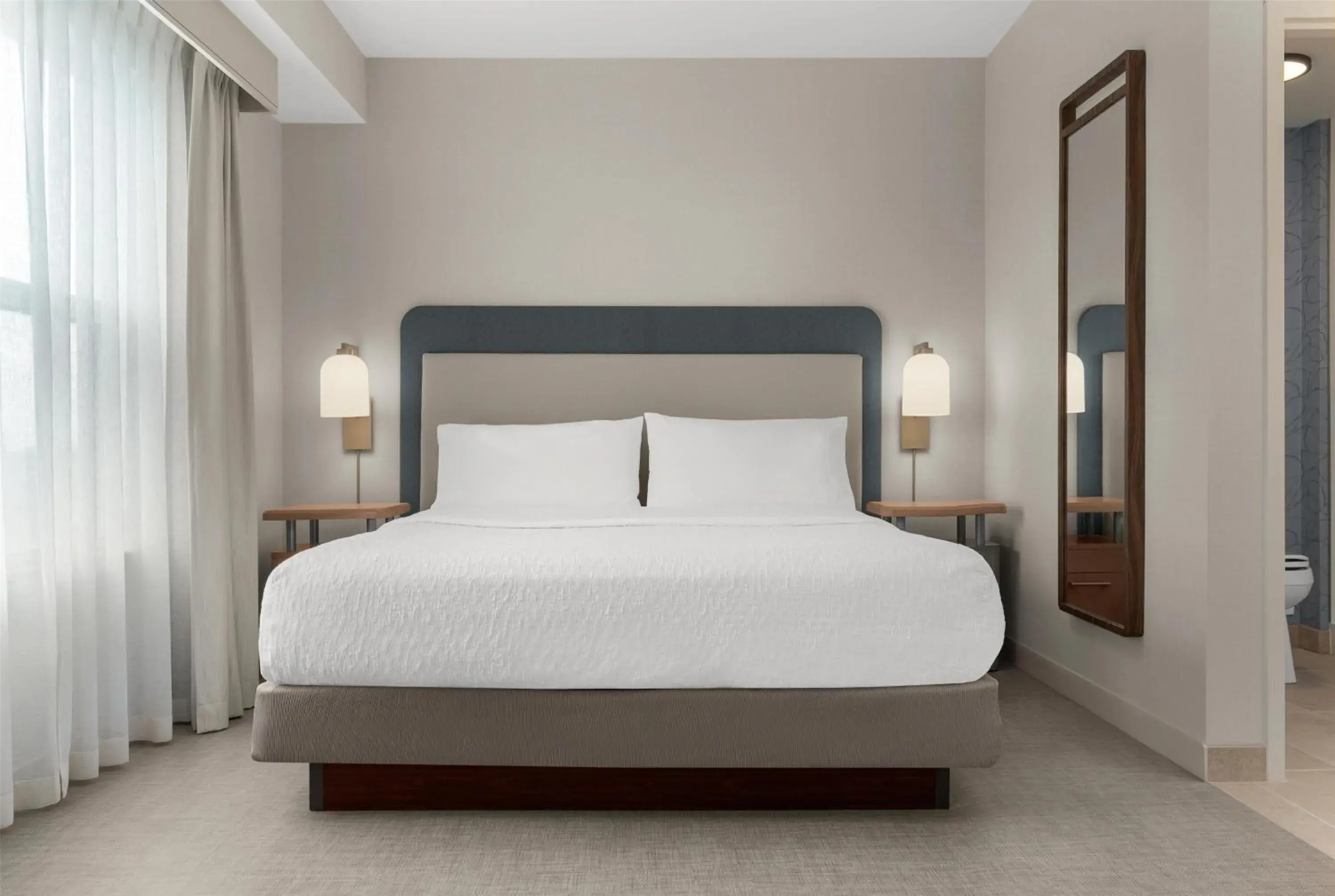 Bed in Homewood Suites by Hilton Burlington Bed in Homewood Suites by Hilton Burlington