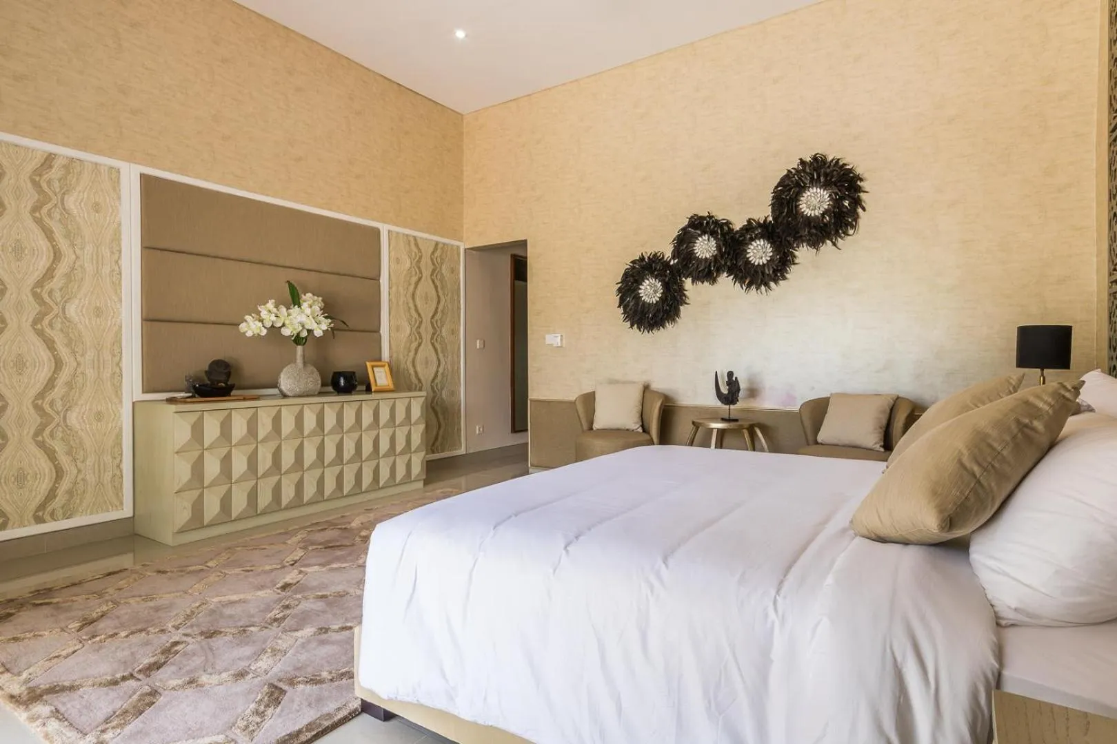 Bedroom, Bed in Villa Deh Simba at Sanur