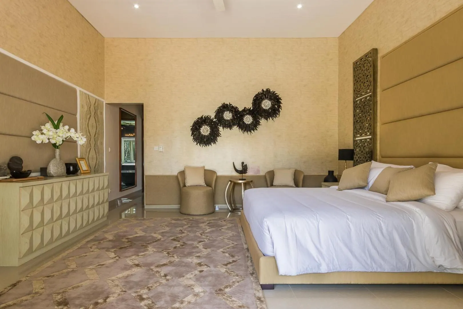 Bedroom, Bed in Villa Deh Simba at Sanur