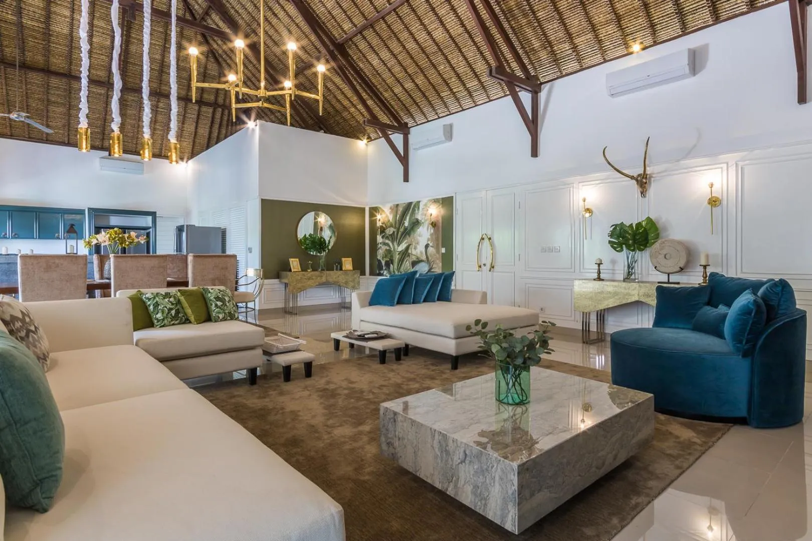 Living room in Villa Deh Simba at Sanur